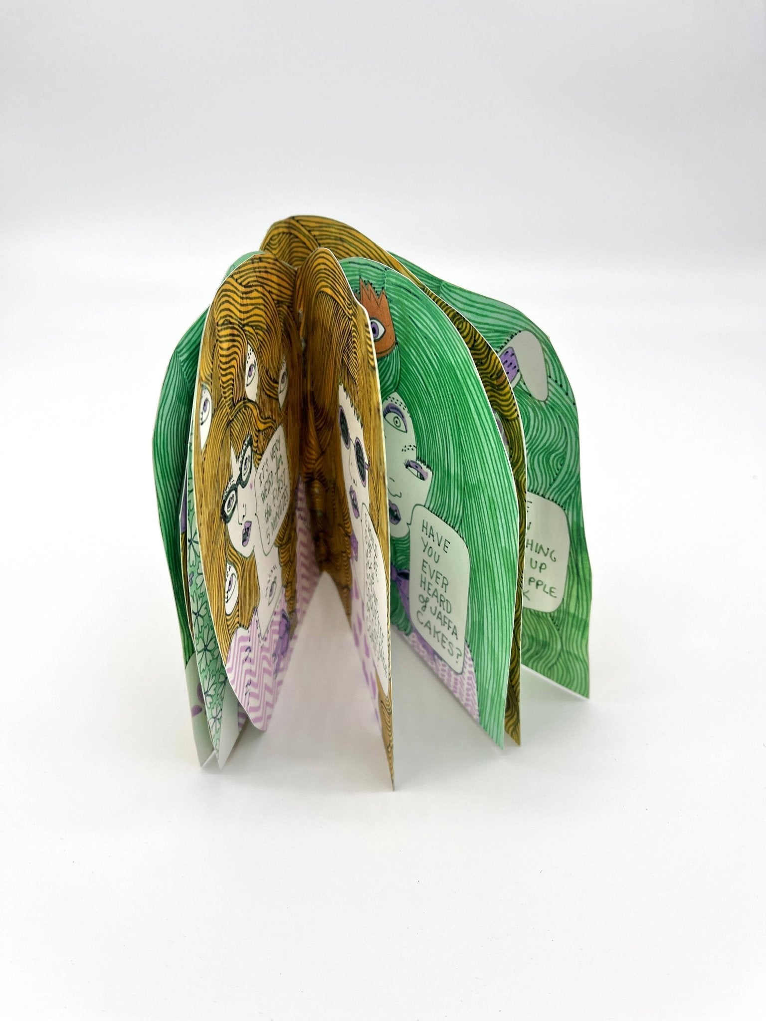 Erika Rier - Summer Camp - Hand - cut Illustrated Mini Zine - VISUAL INDEX