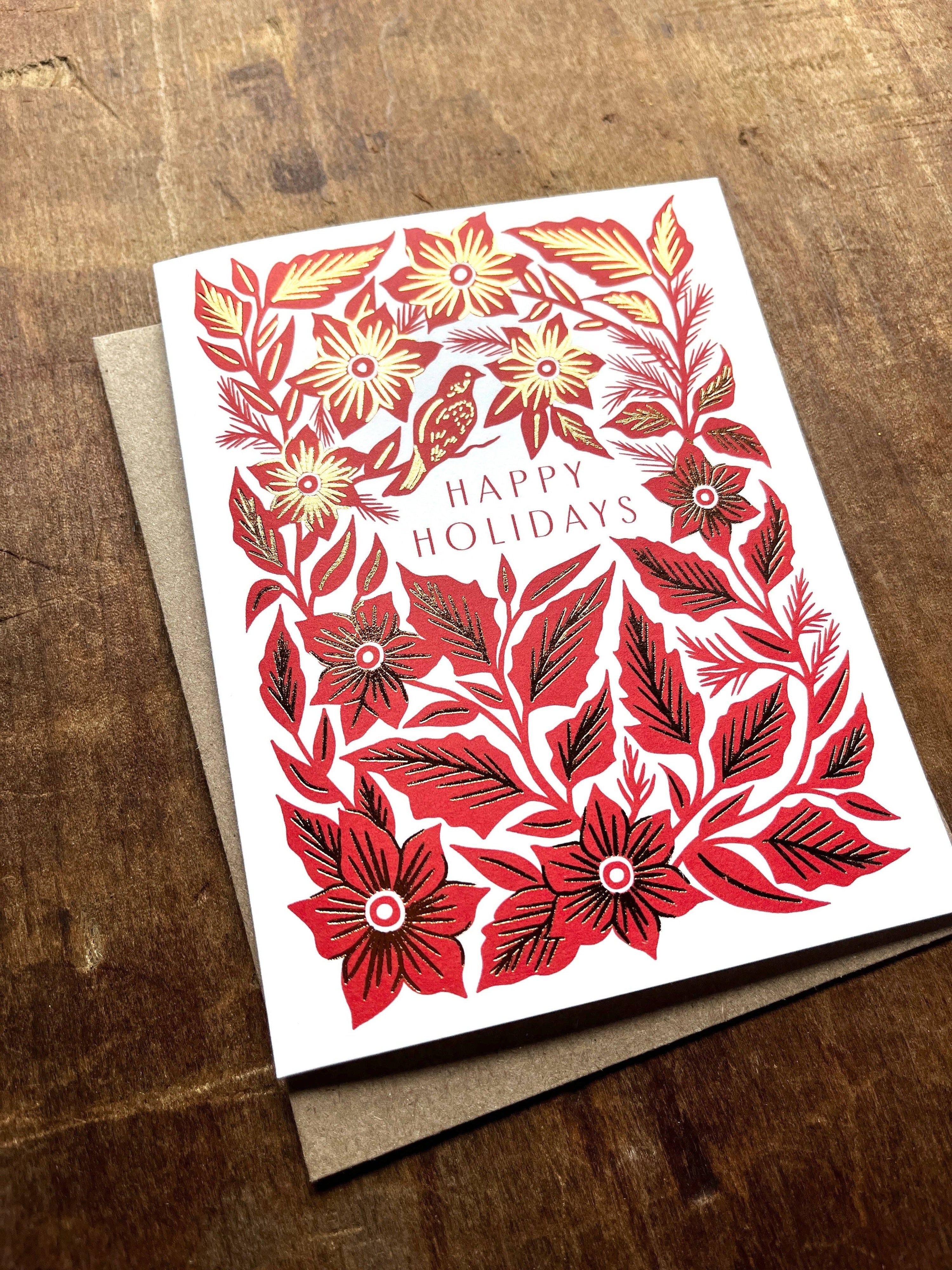 "Happy Holidays," Holiday Card: Box of Six