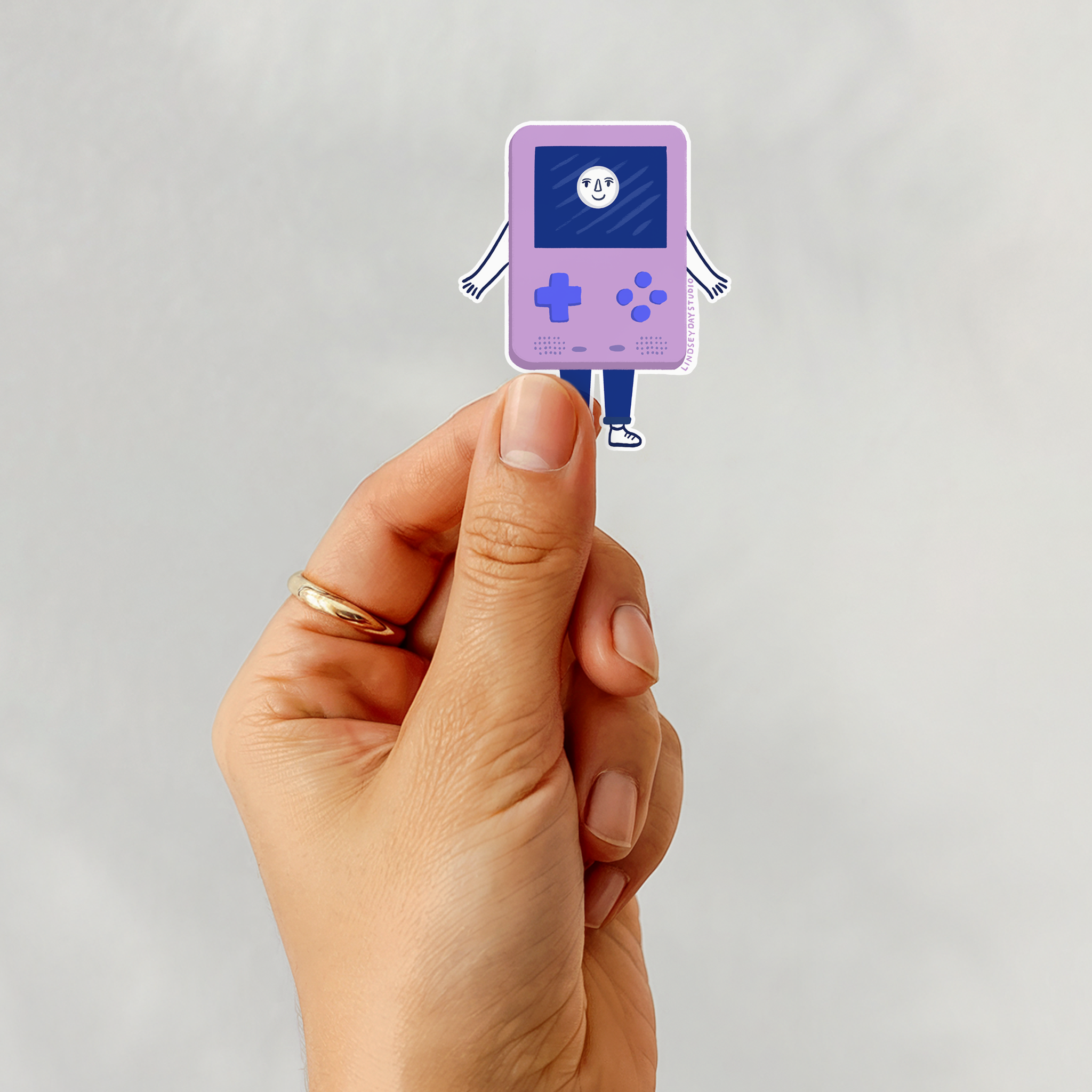 Video Game Friend Sticker, Cute Kawaii Gaming Sticker