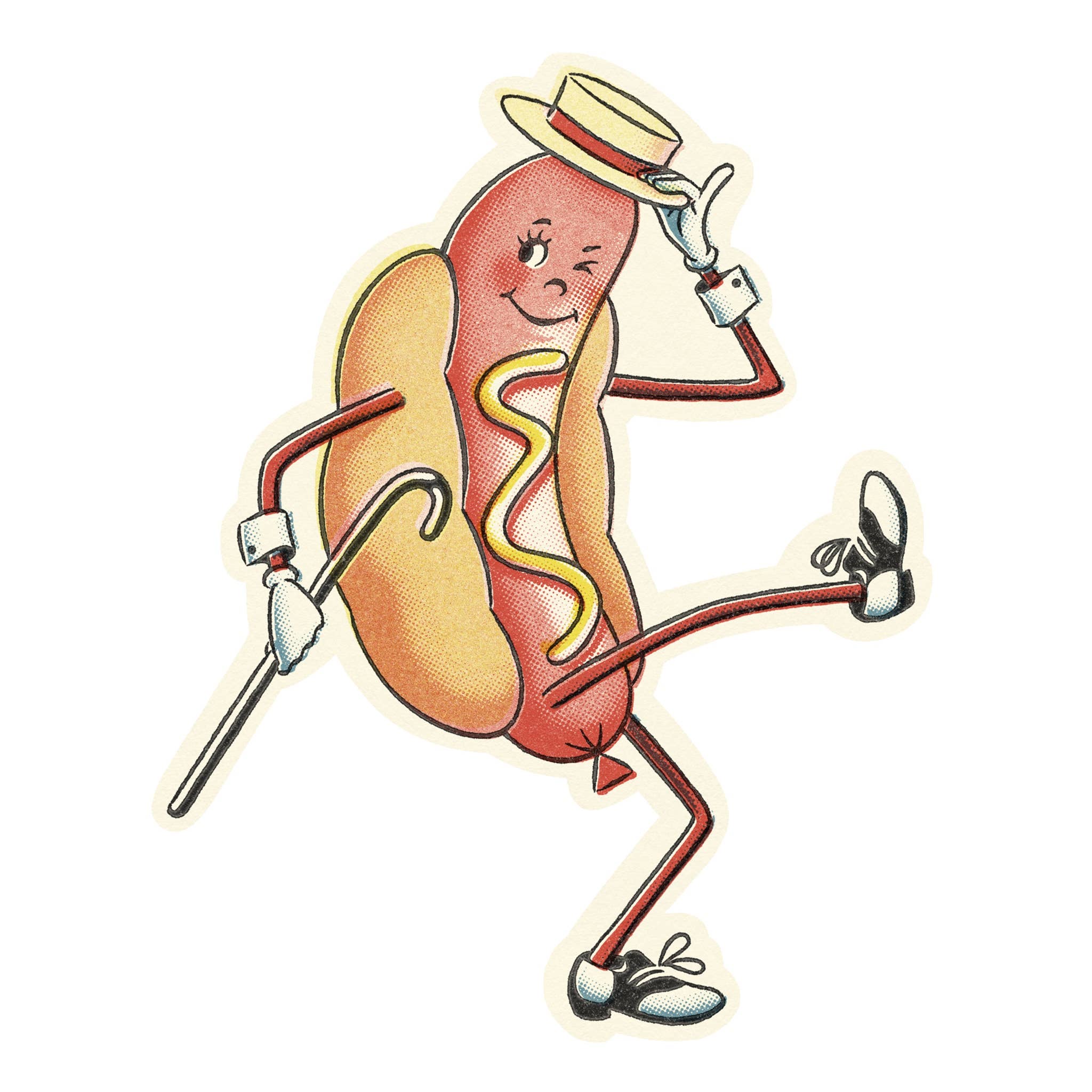 Hot Dog Sticker