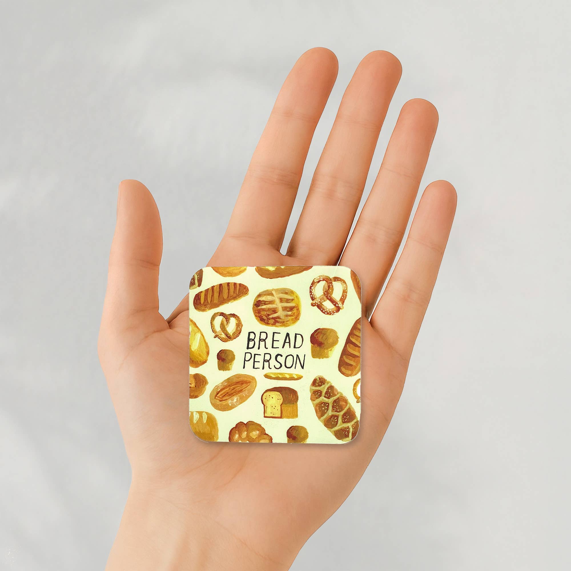 Bread Person Sticker, Food Sticker, Funny Sticker