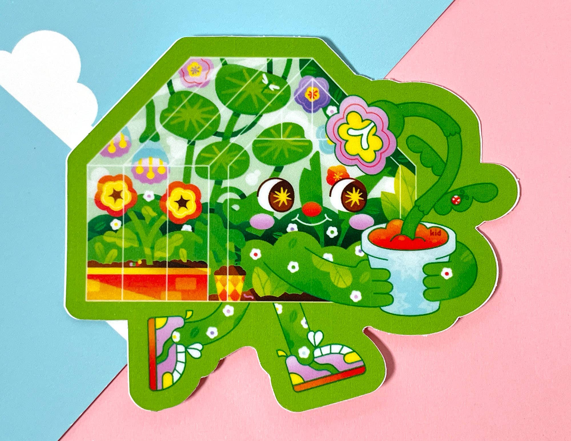 Blooming Greenhouse Sticker | Flowers & Plants | Botany