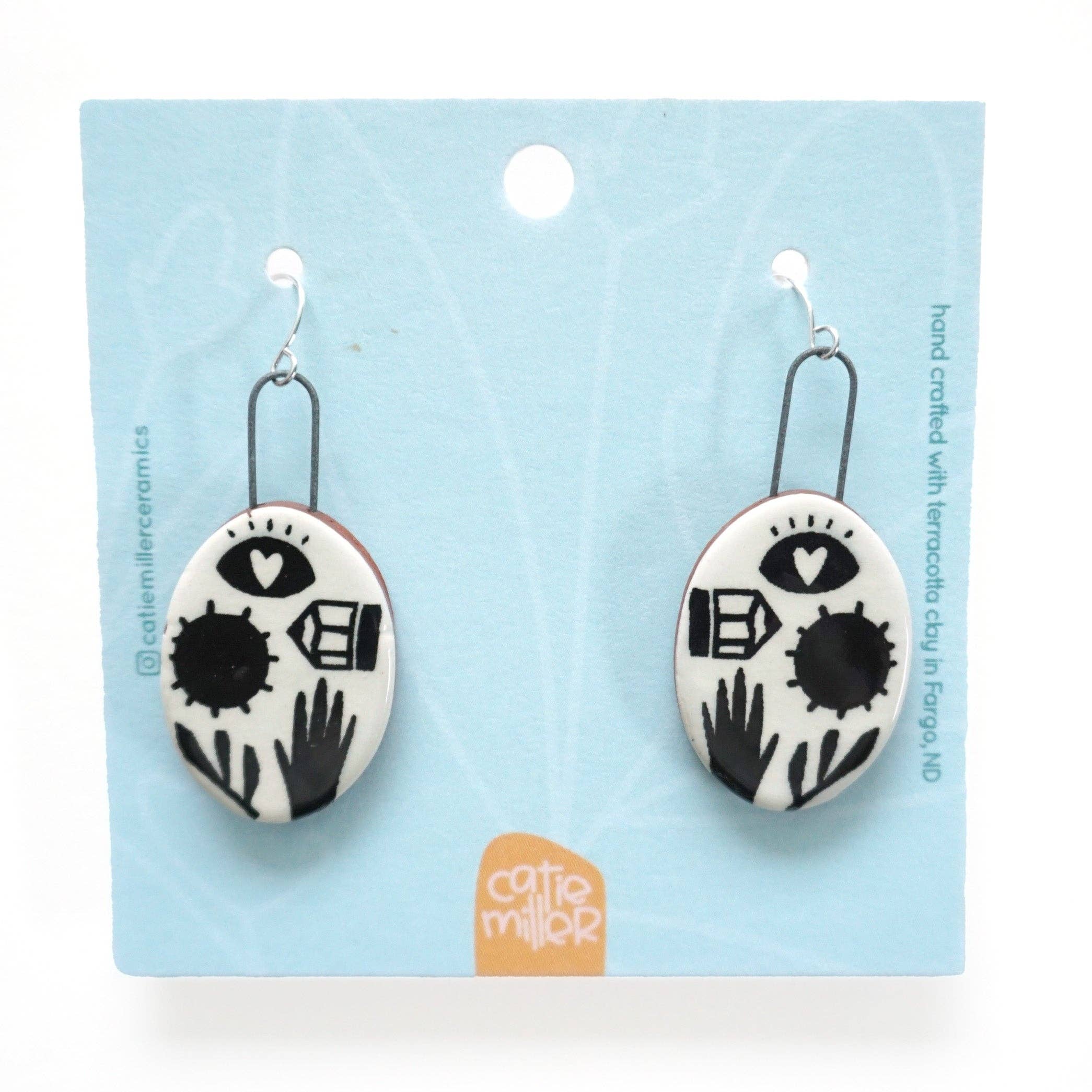 Iconic Dangle Earrings BW