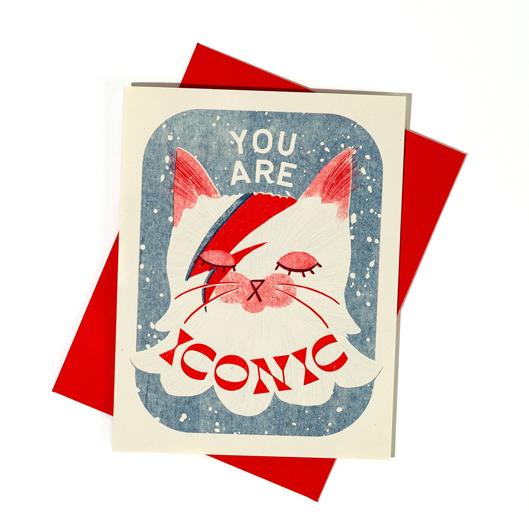 You Are Iconic - Risograph Greeting Card