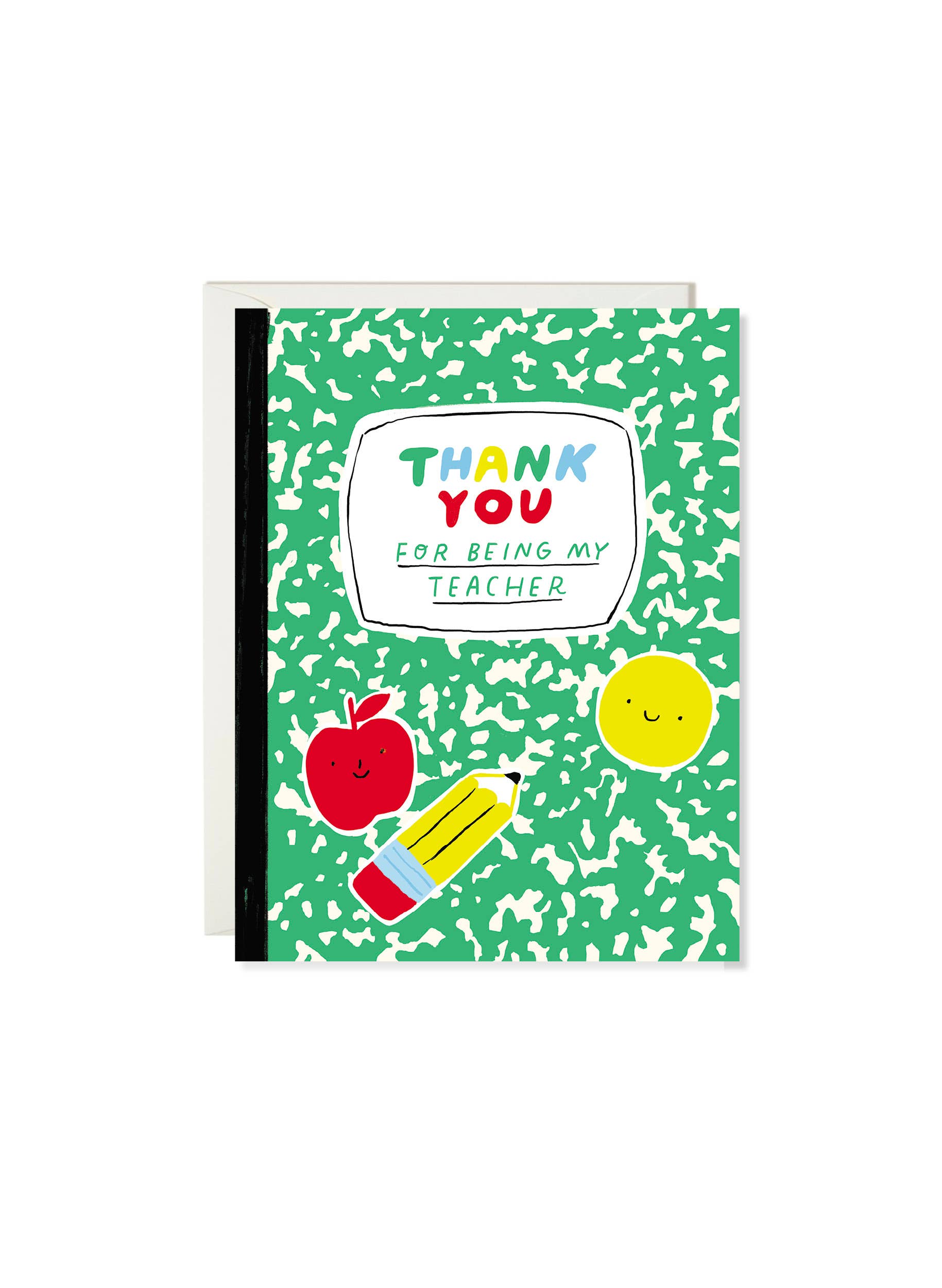 Notebook Thanks – Teacher Appreciation Thank You Card