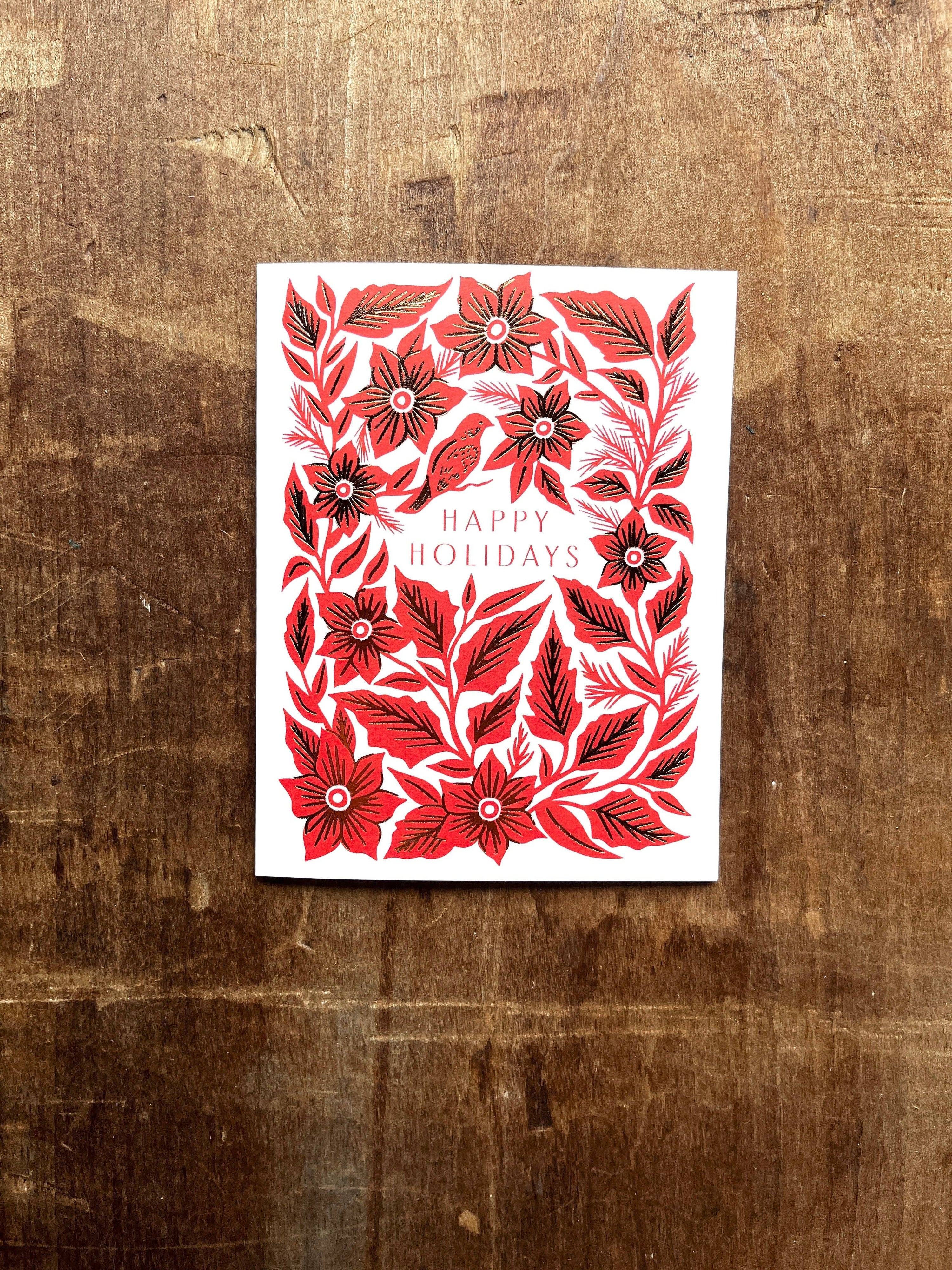 "Happy Holidays," Holiday Card: Box of Six