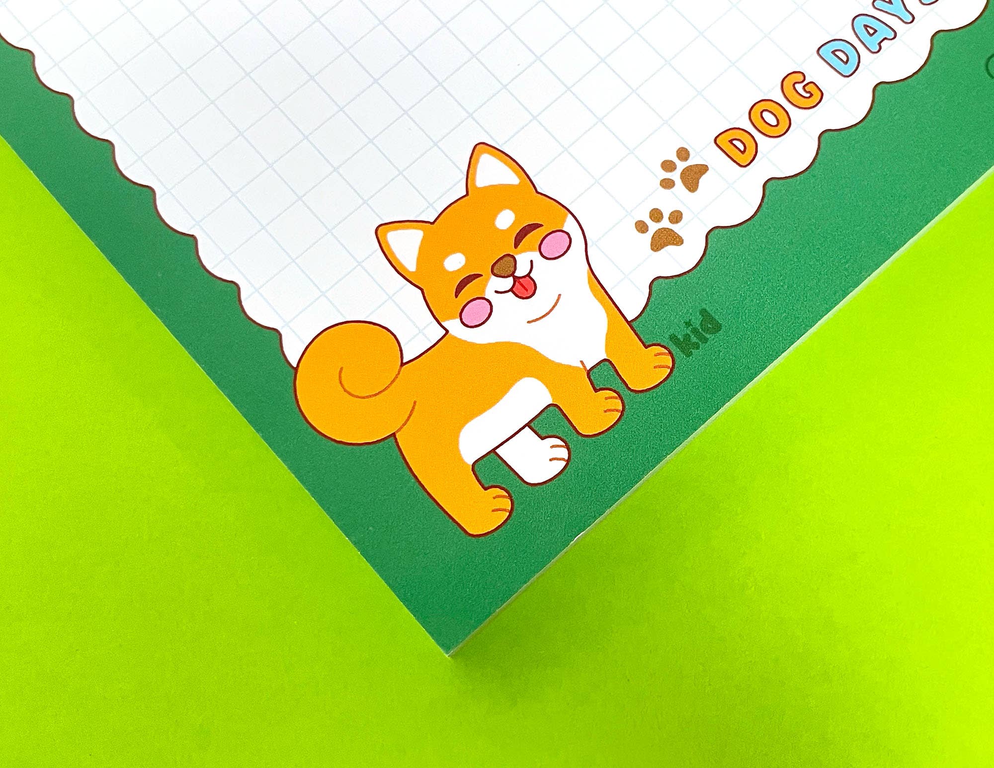 Dog Days Notepad | Shiba Inu | Cute Summer Stationery Gift