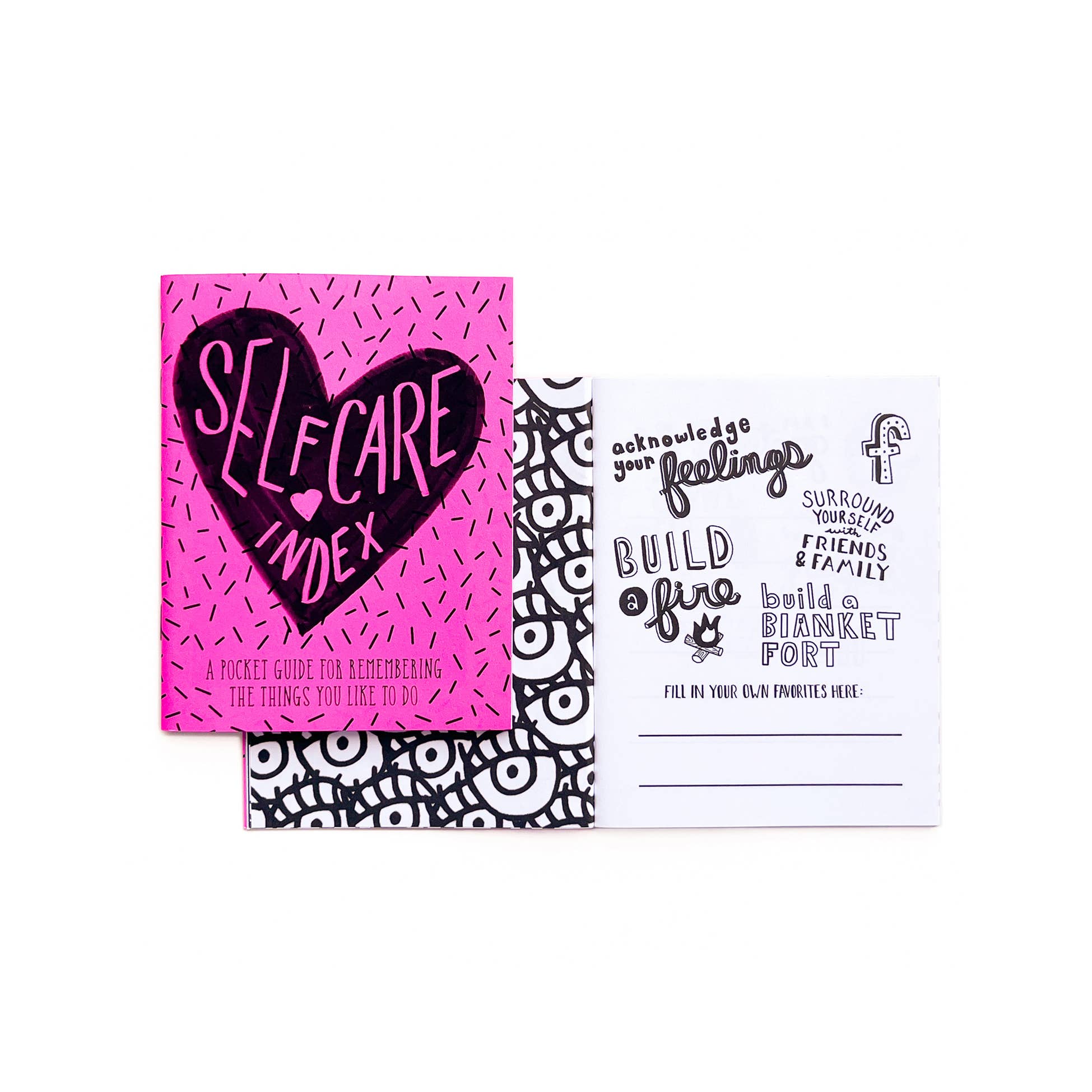 Self Care Index Zine: Reminders of the Things You Like to Do