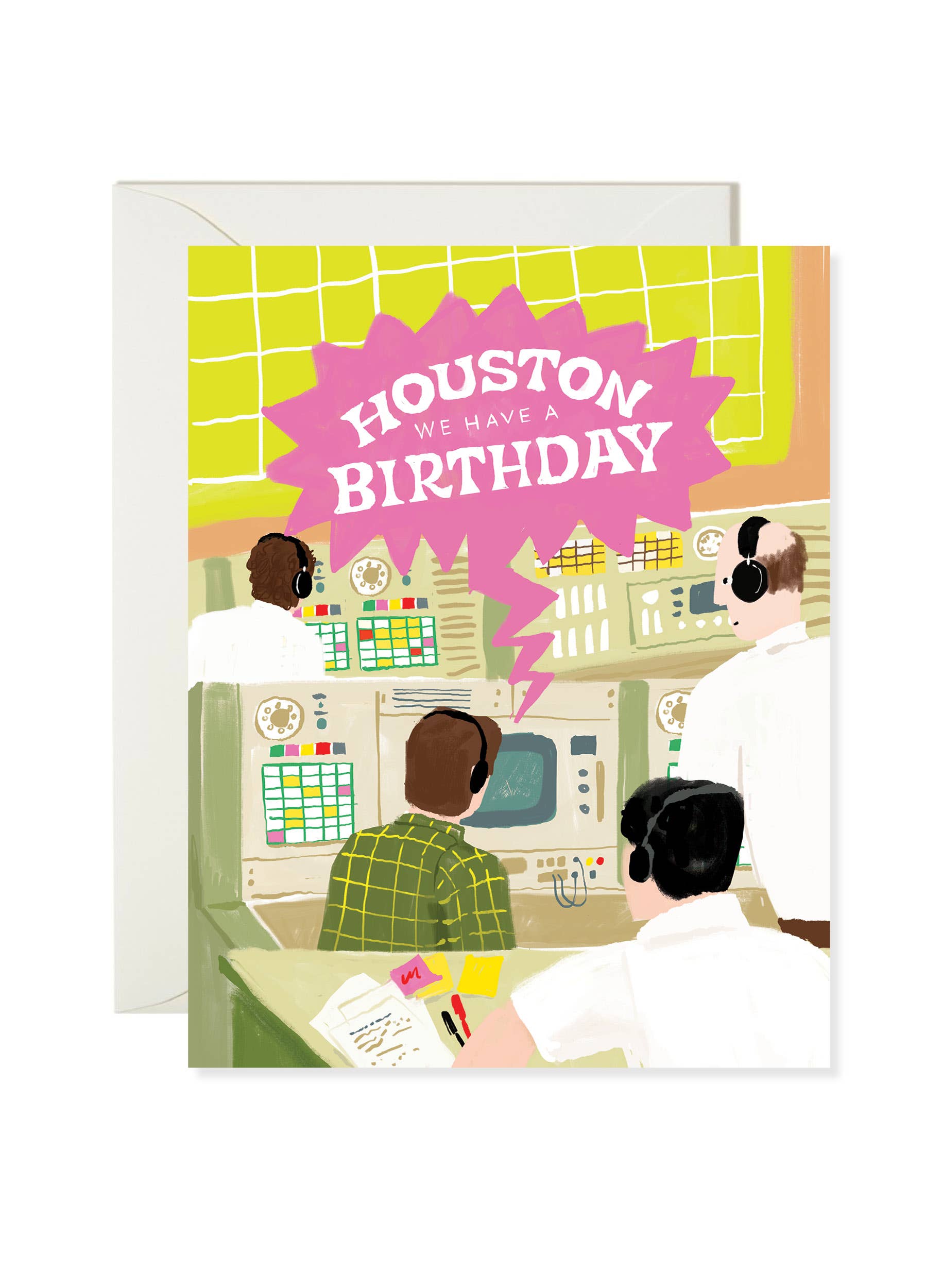 Houston, We Have a Birthday Card - Funny Space Birthday Card