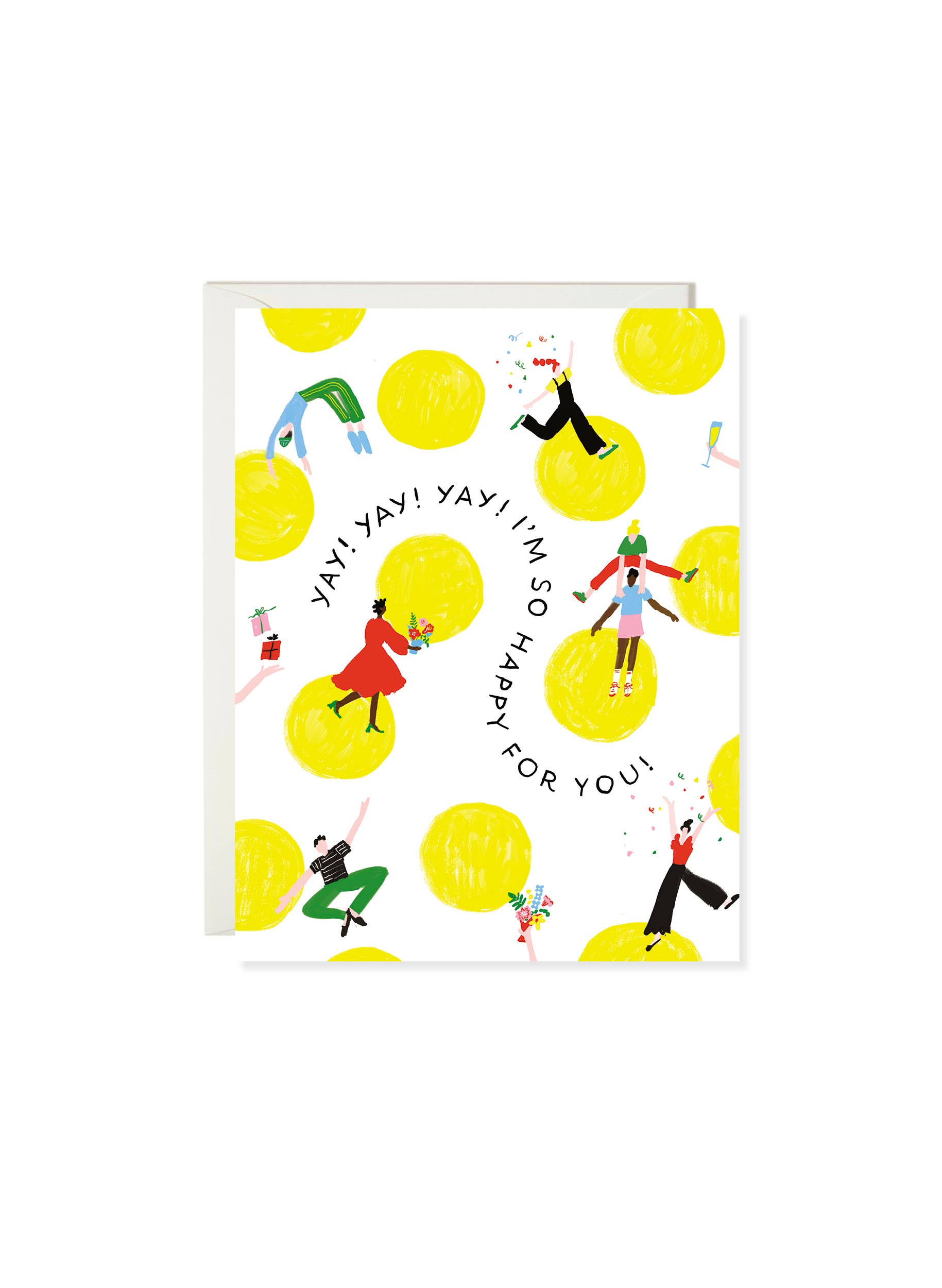 Polka Dot Dance – Congratulations Card | Celebration Card