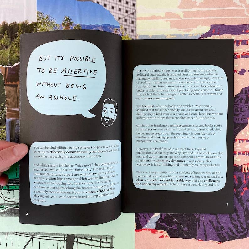 A Practical Guide to Flirting & Hooking Up with Confidence and Consent Zine | Sex-Positive Feminist Sex Education Zine
