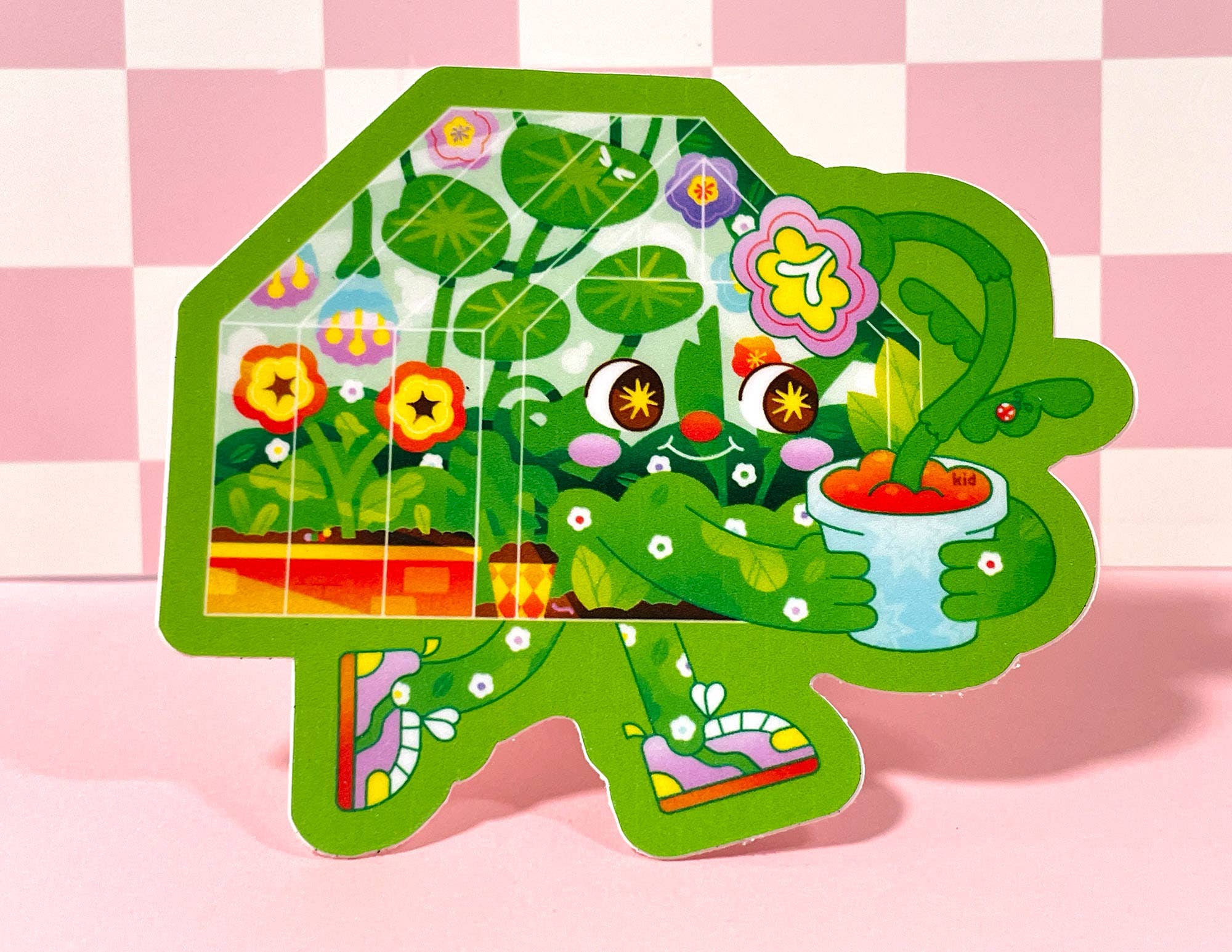 Blooming Greenhouse Sticker | Flowers & Plants | Botany