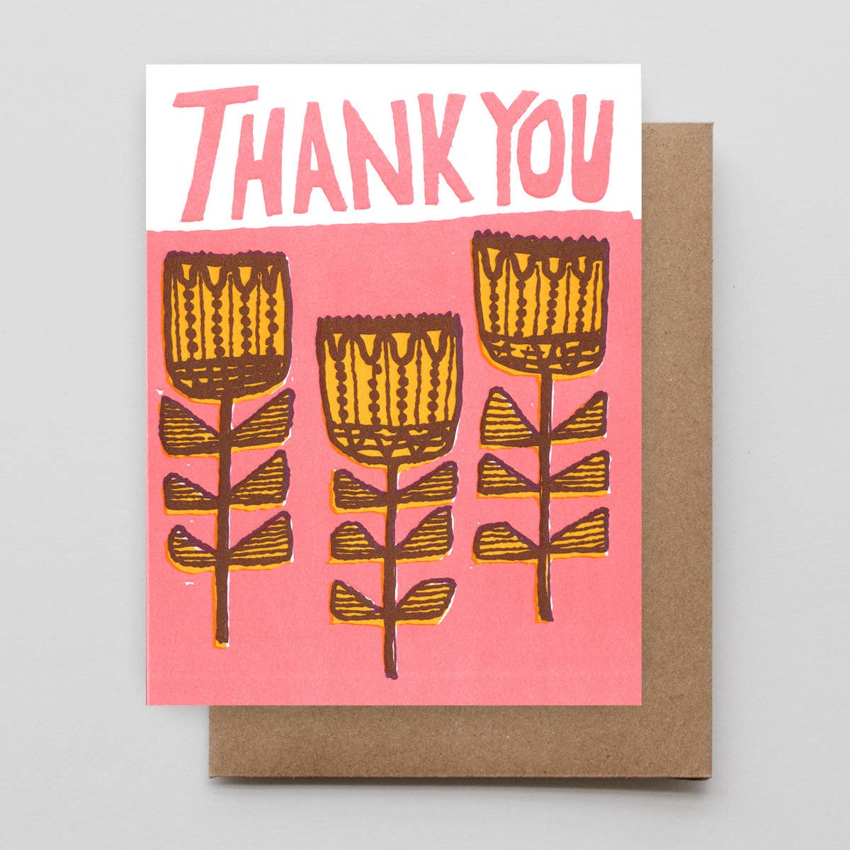 Thank You Folk Flowers Boxed Set: Set of 6 cards