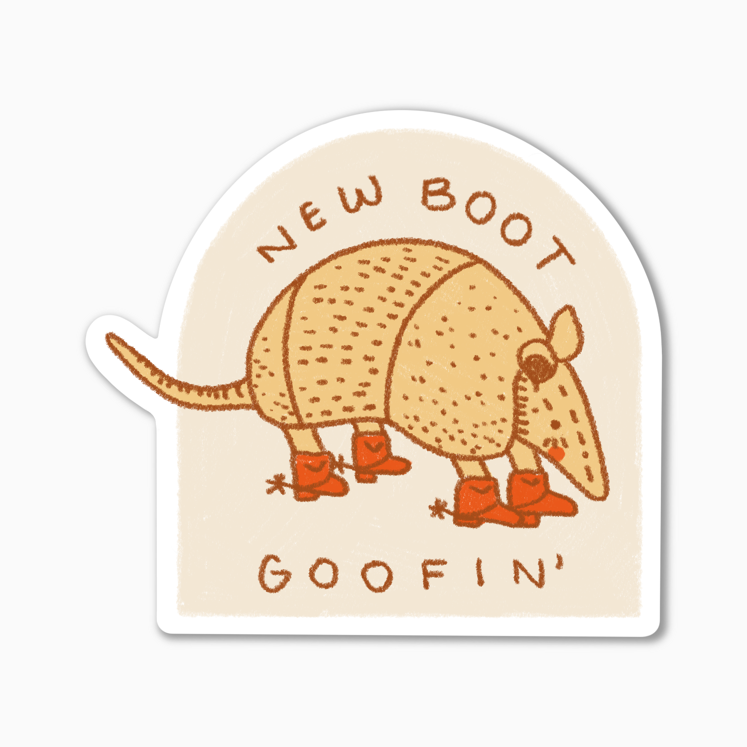New Boot Goofin' Sticker: Blue