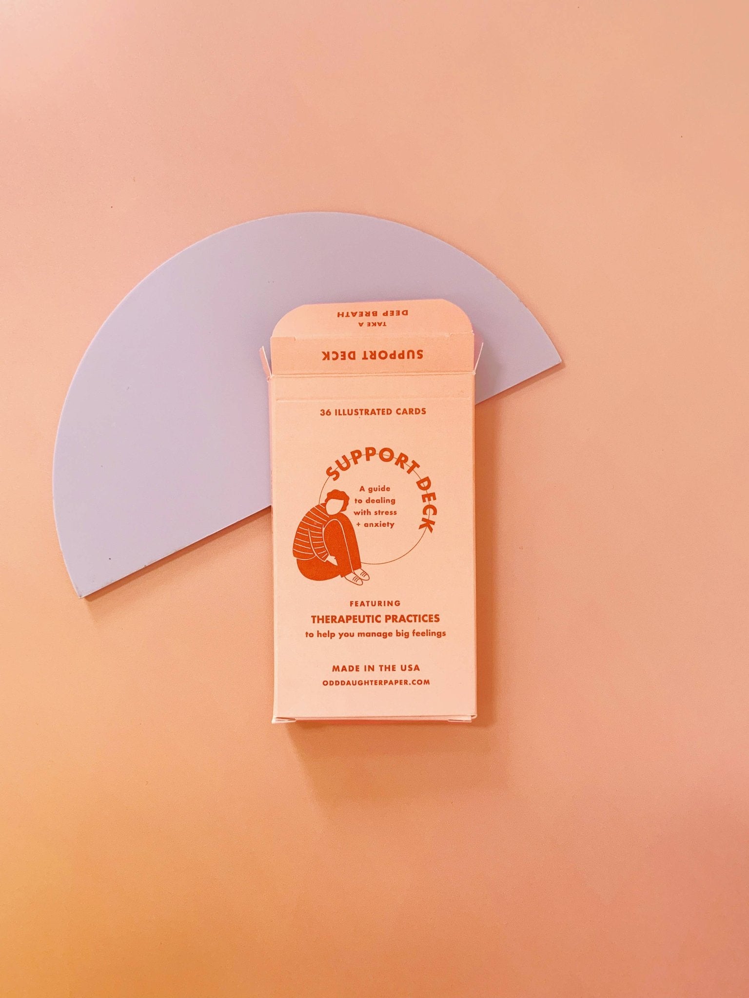 Odd Daughter Paper Co. - Support Deck - Mental Health Card Deck - VISUAL INDEX