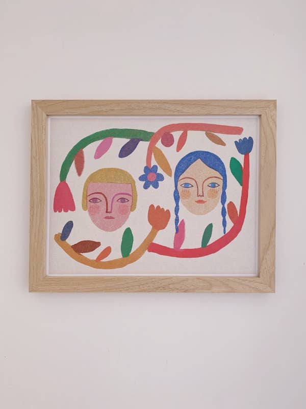 HASTUDIO - Canyon Ladies - Art Print 8.5" X 11" - VISUAL INDEX