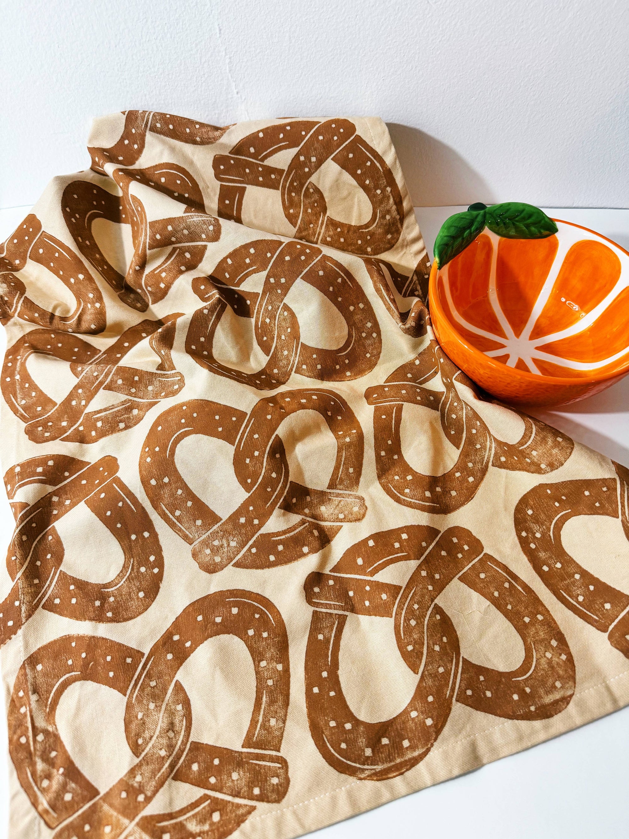 Pretzel Tea Towel
