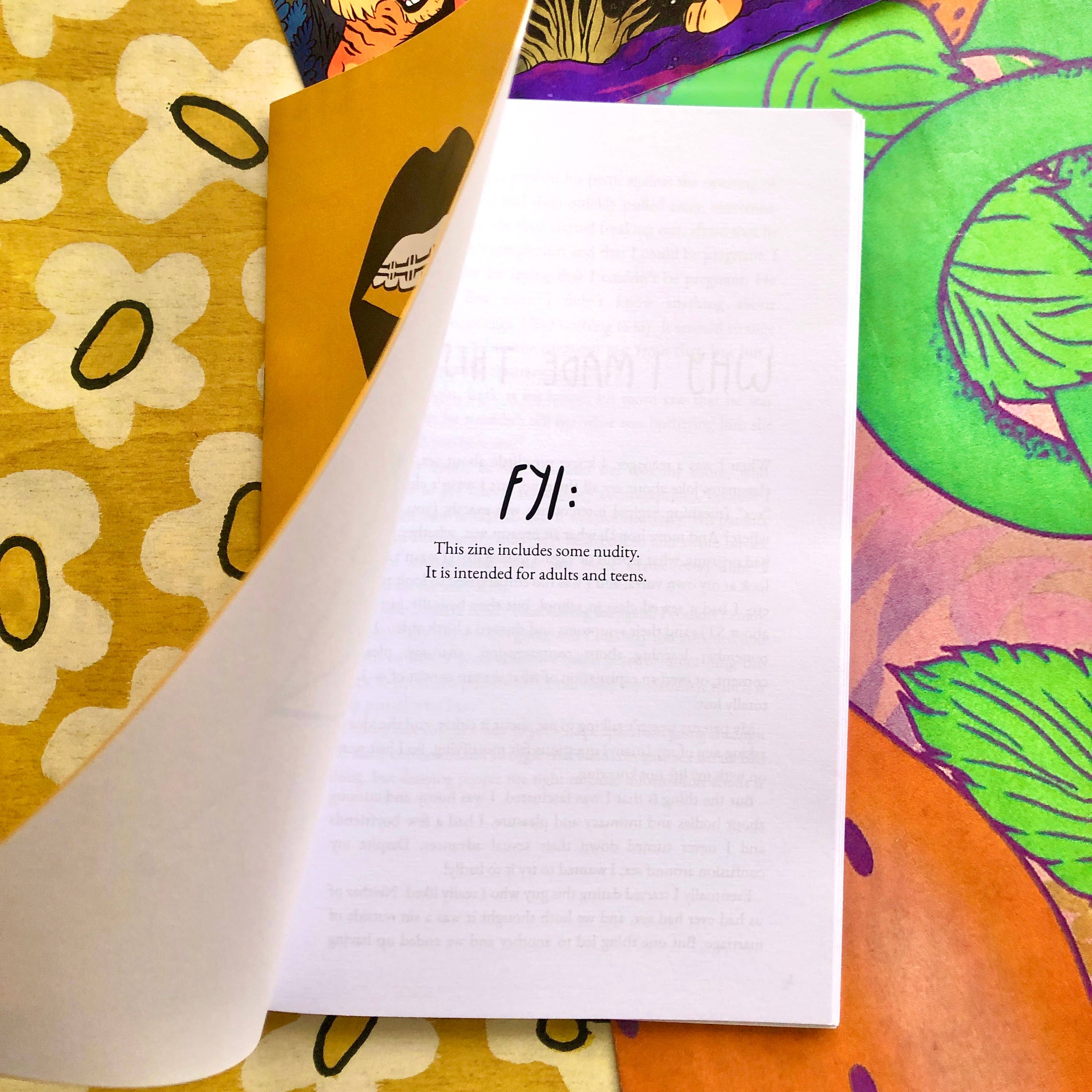 What I Would Tell My Teenage Self About Sex Zine