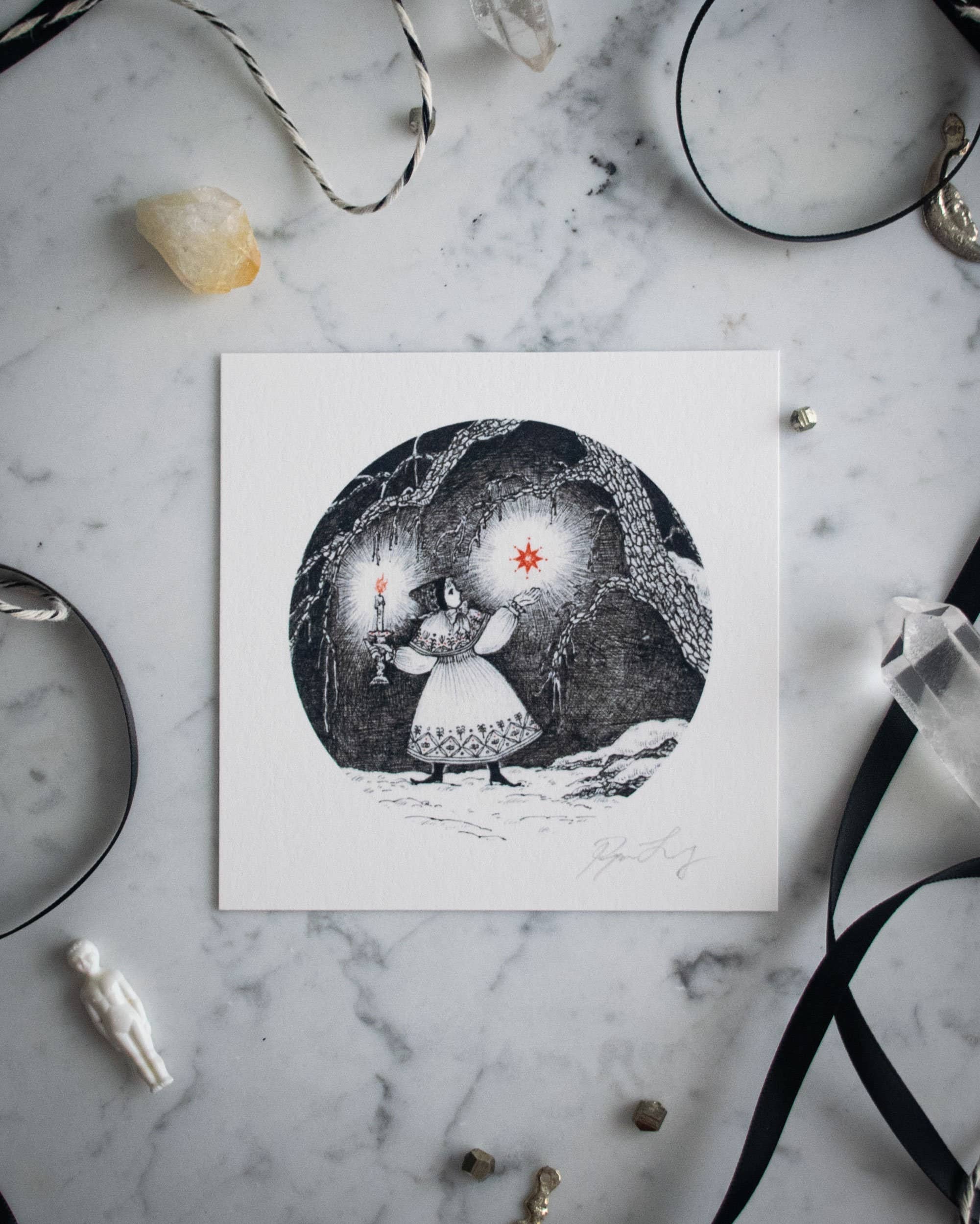 "Wishing Star" – Archival Mini Art Print