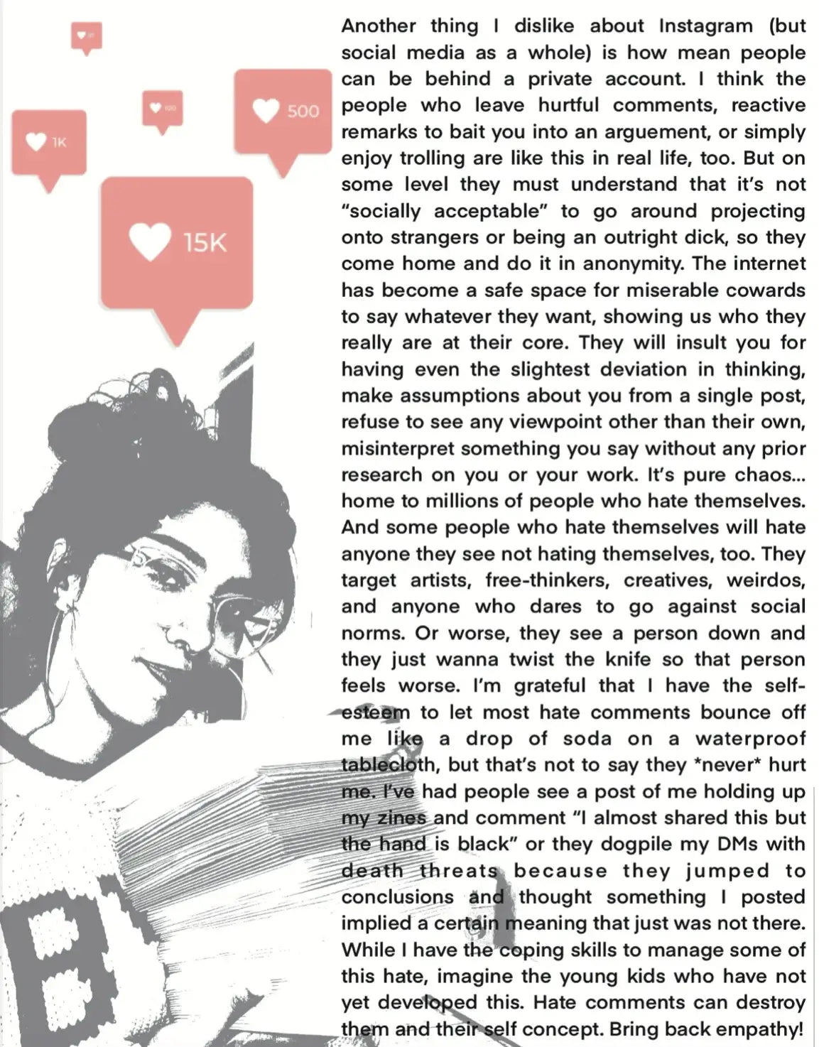I'm Thinking of Deleting My Instagram- Zine