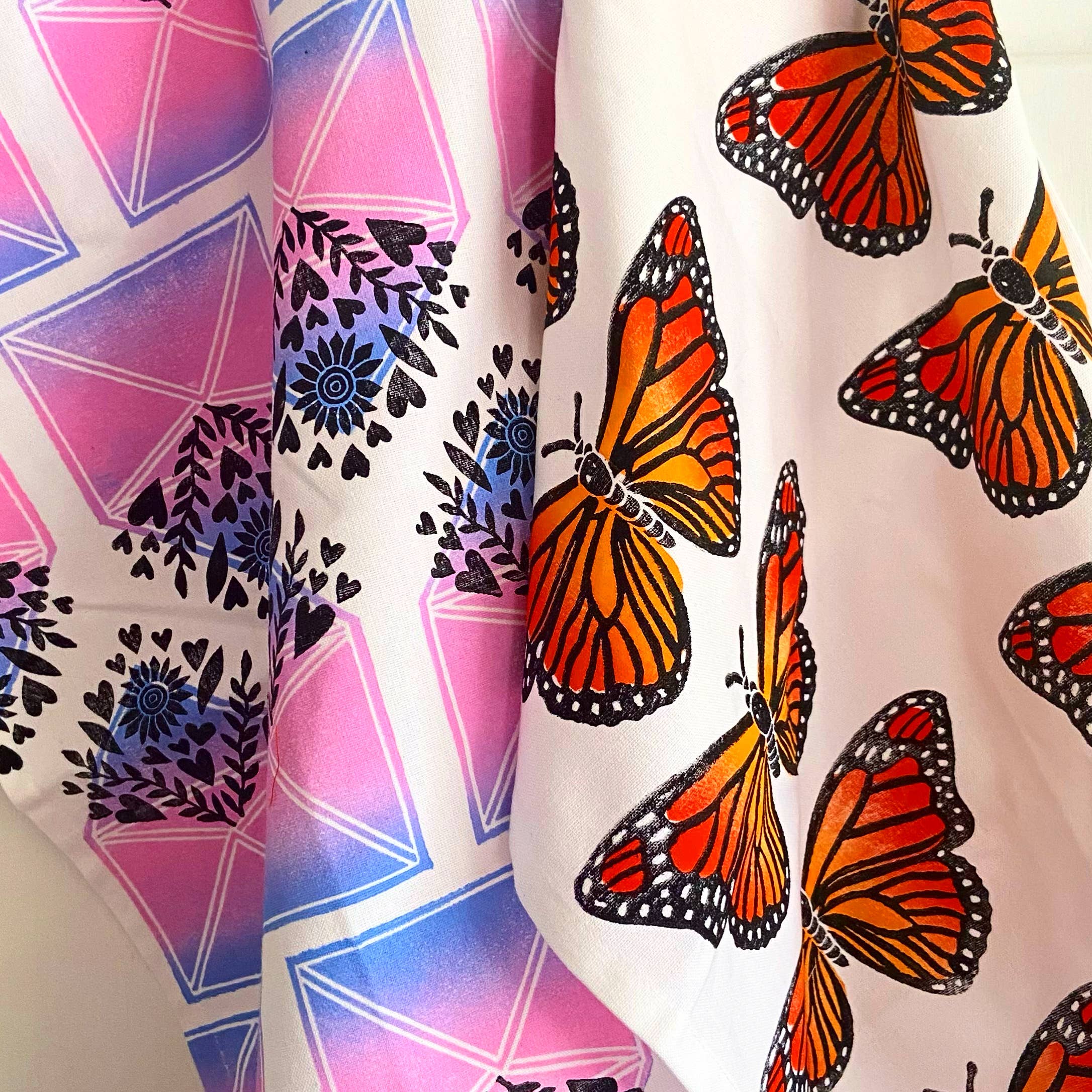 Monarch Butterfly Tea Towel