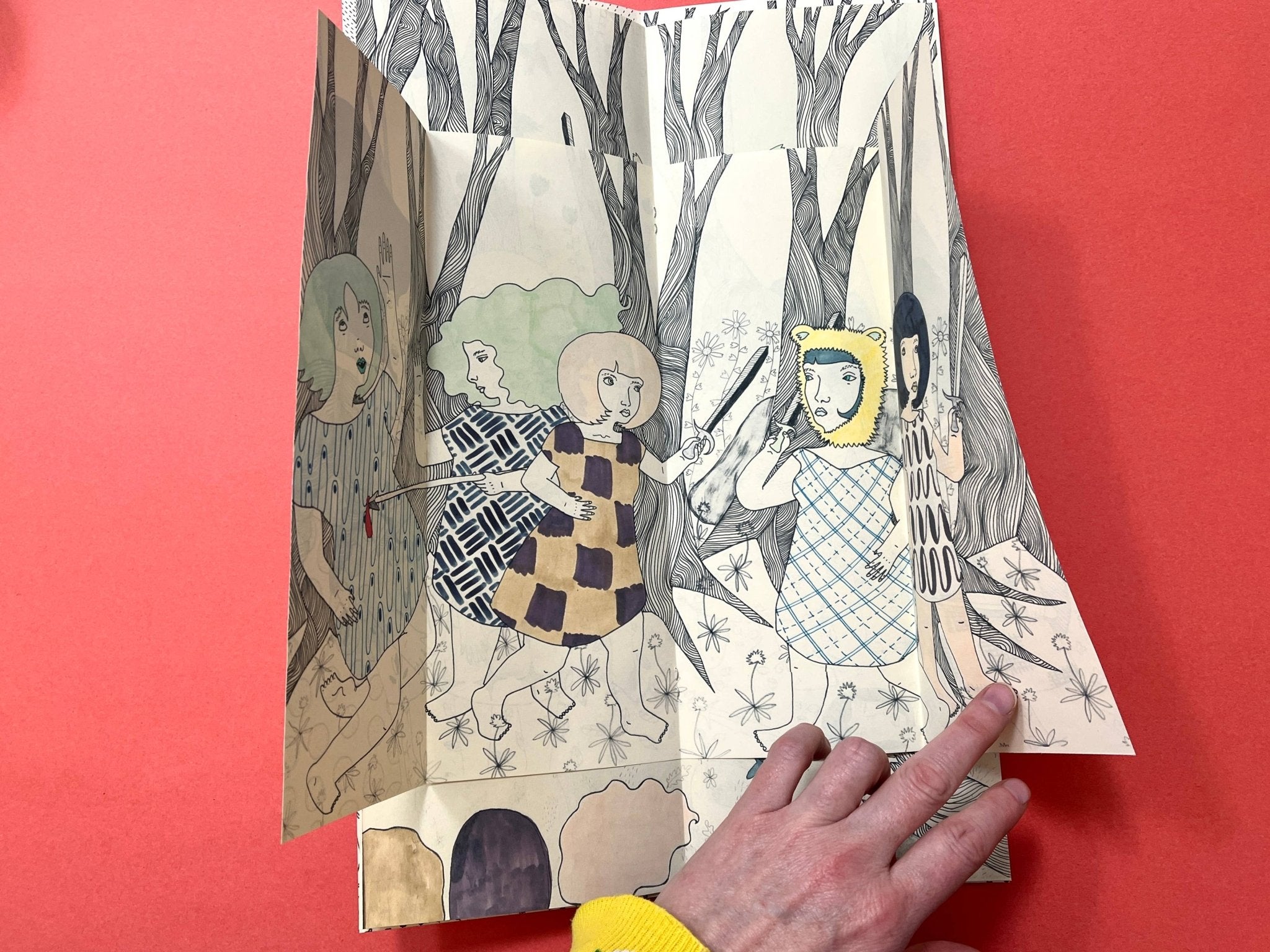 Erika Rier - In the Middle - Art Zine - VISUAL INDEX