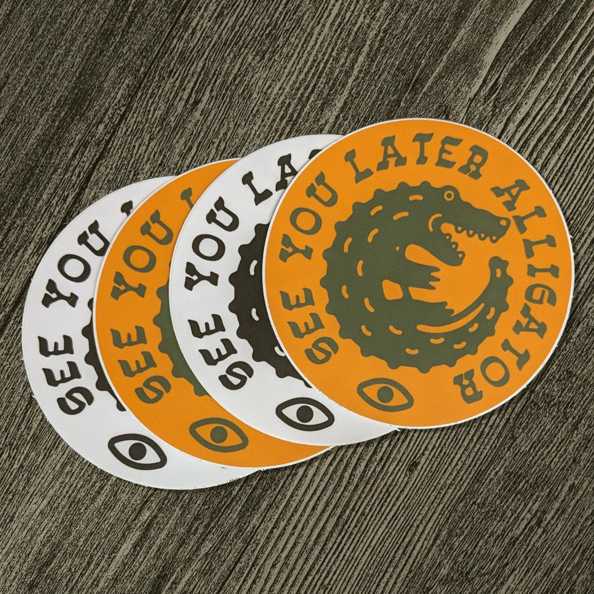 See You Later Sticker: White