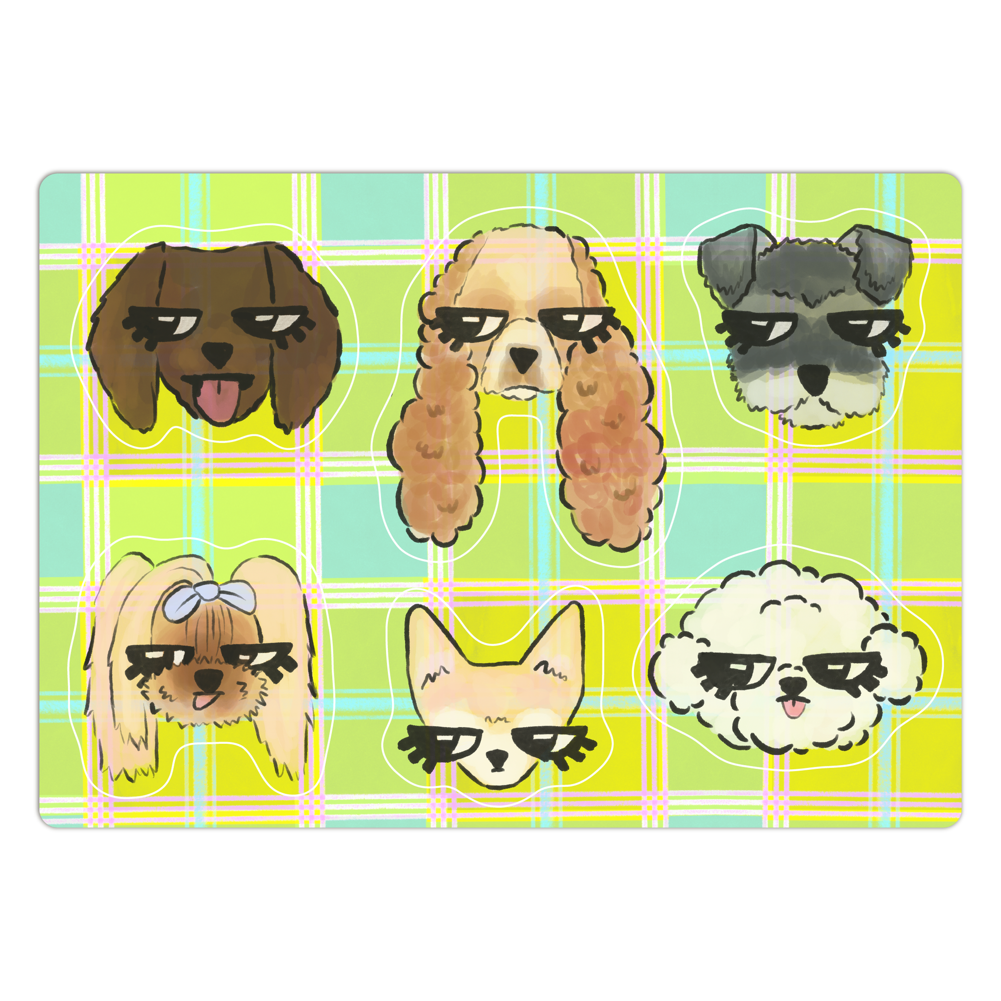 Puppy Summer- Sticker Sheet