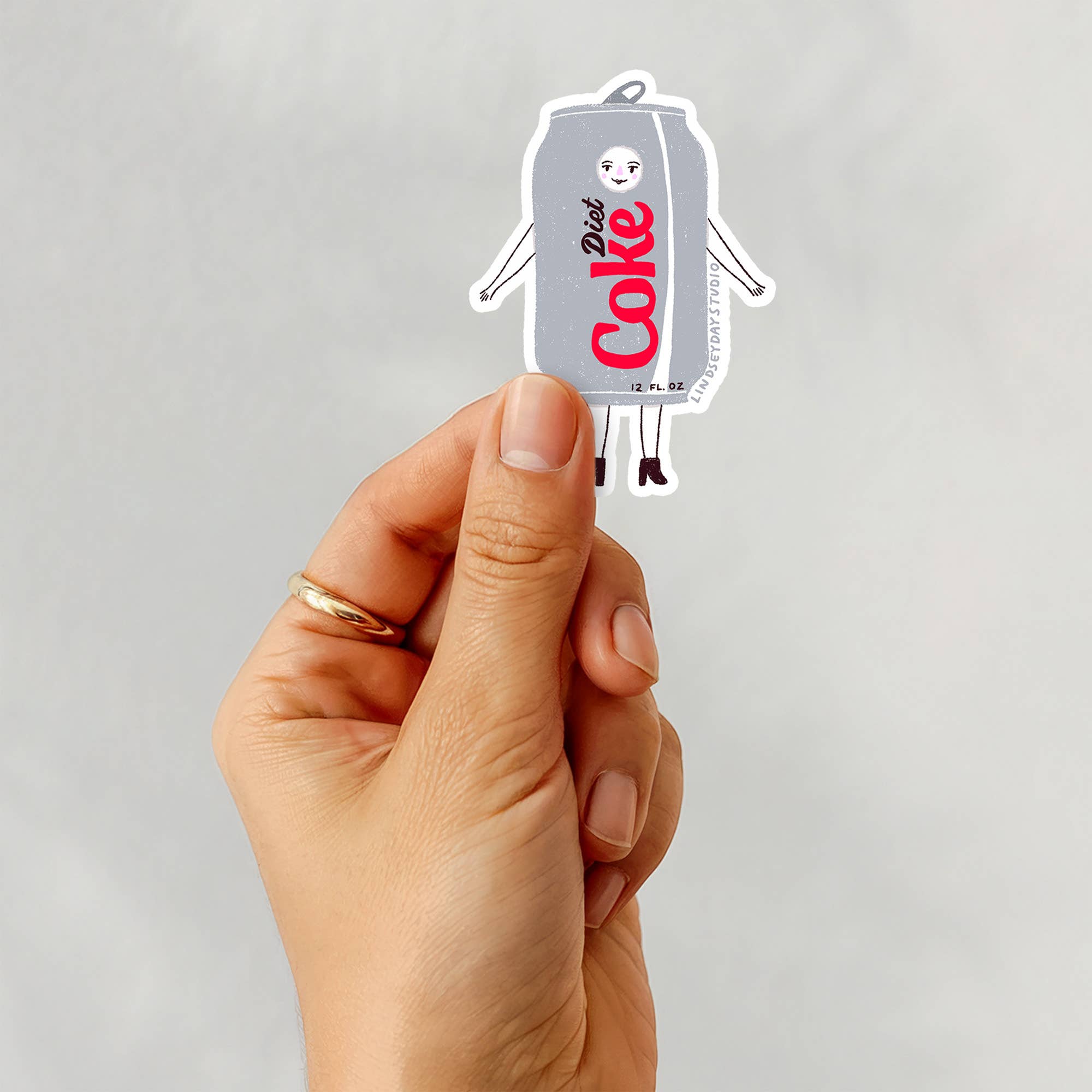 Diet Coke Deanne Sticker, Funny Sticker, Food Sticker