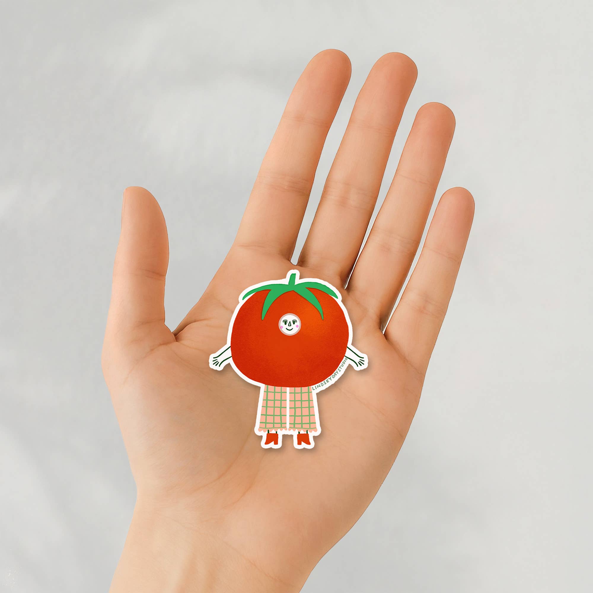 Tammy Tomato Sticker, Funny Sticker, Food Sticker