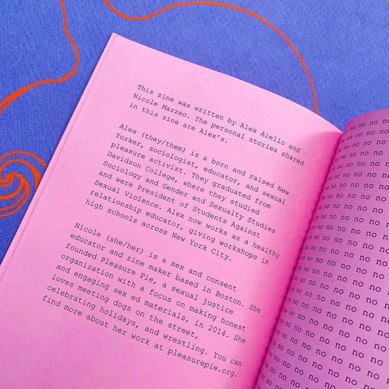 How To Say No zine