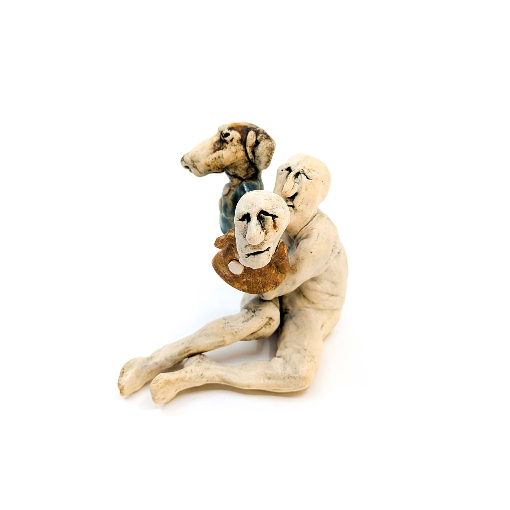 Puppet Man with Dog/Man