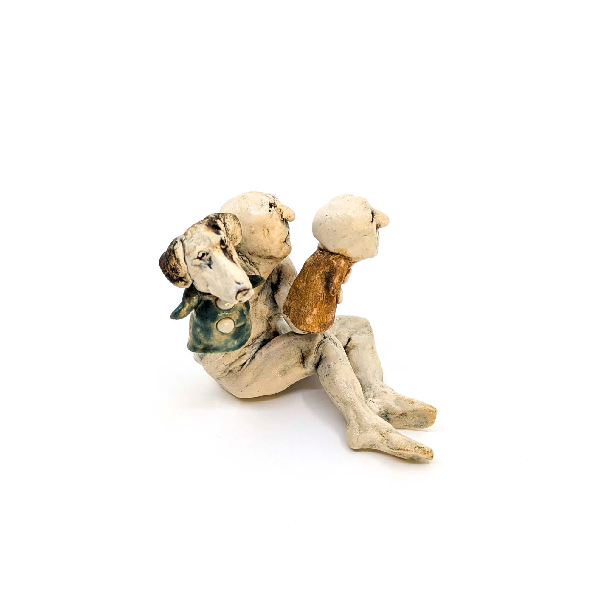 Puppet Man with Dog/Man