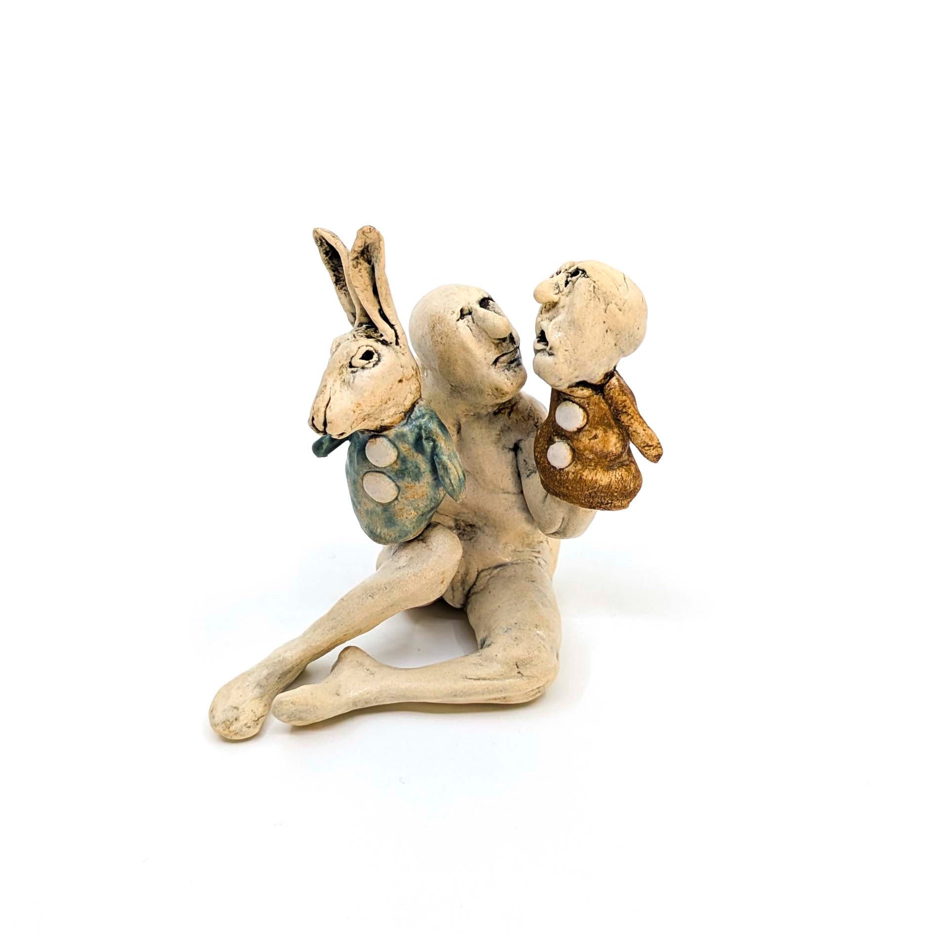 Puppet Man with Rabbit/Man