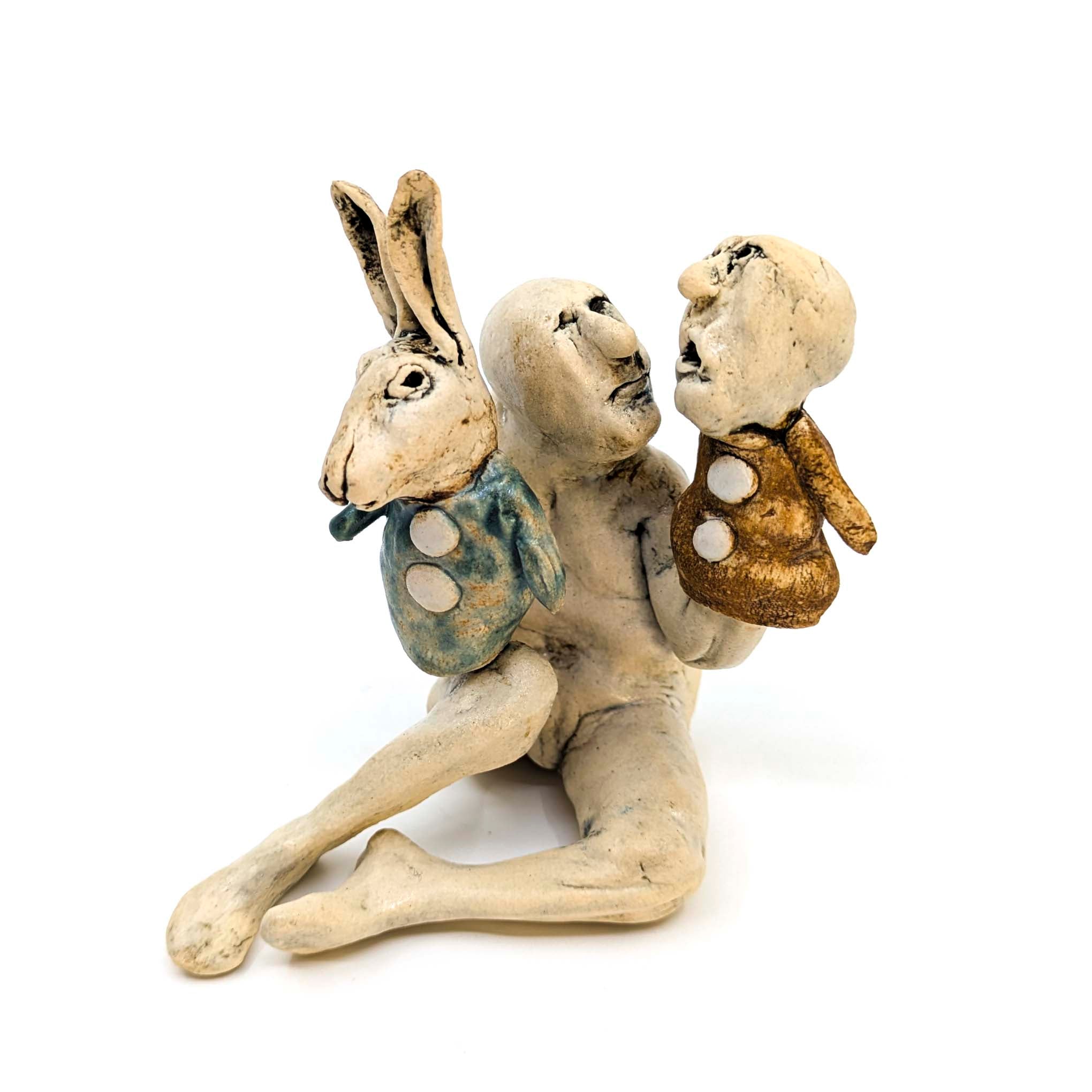 Puppet Man with Rabbit/Man