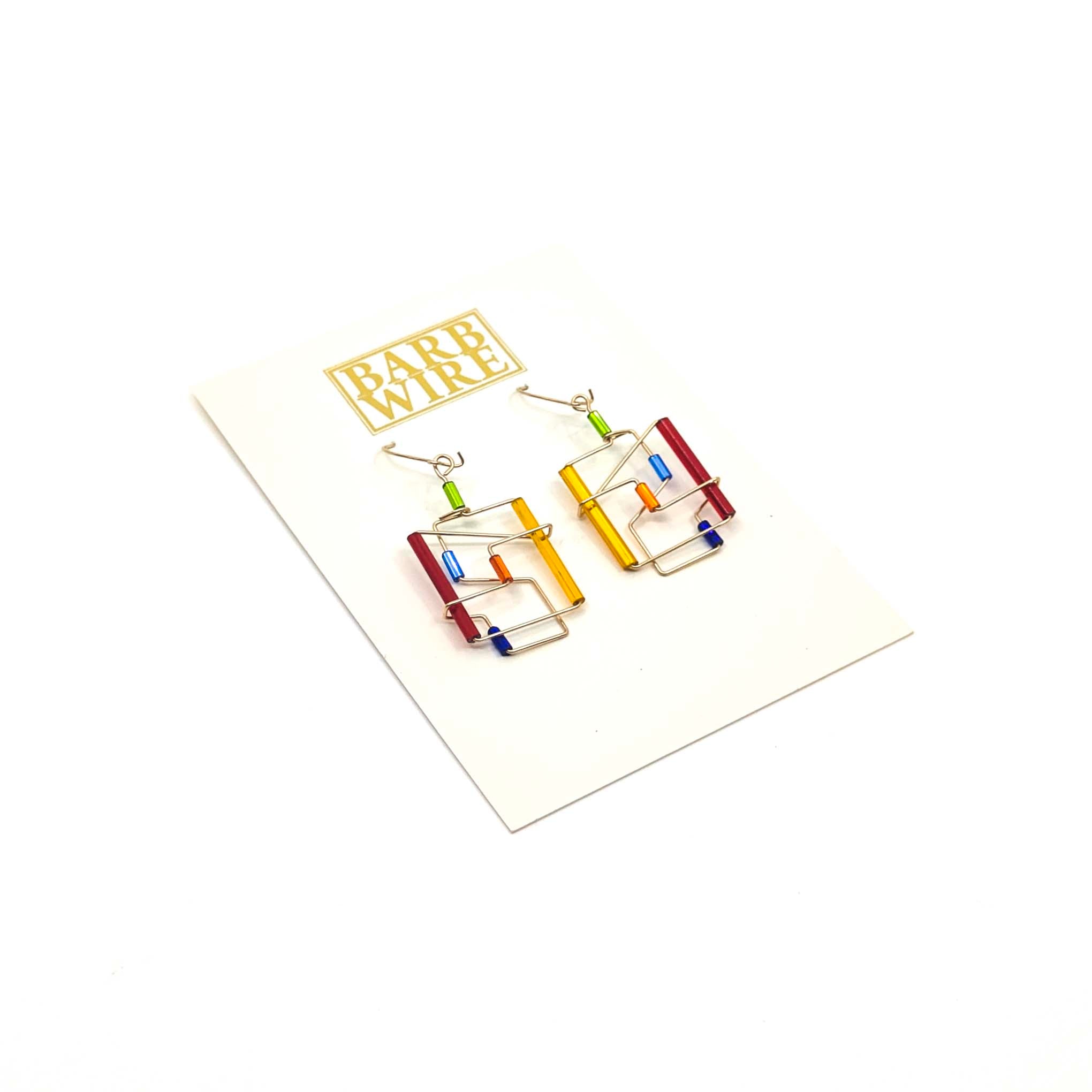 Barb-Wire Original Earrings 07: Gold Filled