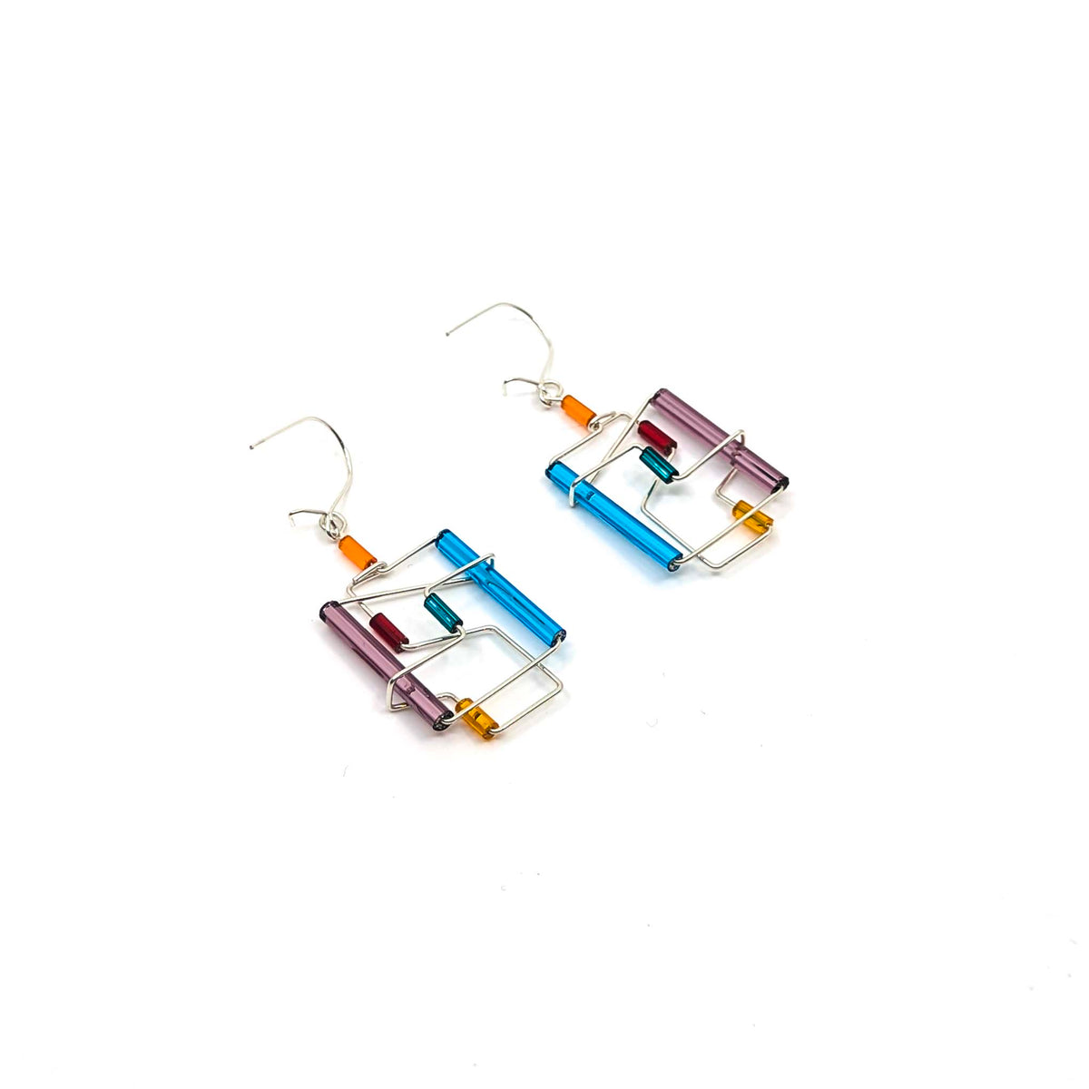 Barb-Wire Original Earrings 07: Sterling Silver