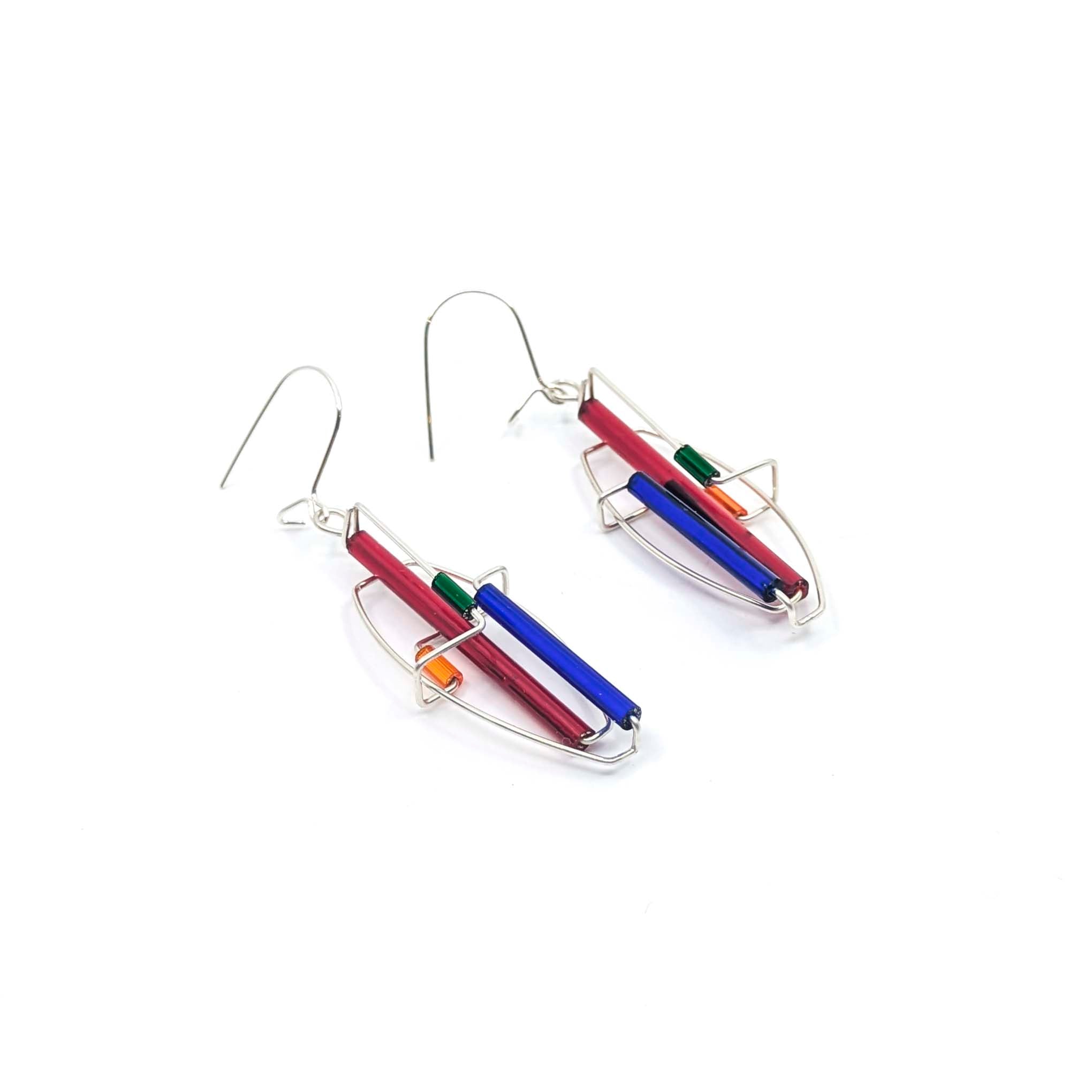 Barb-Wire Original Earrings 18: Sterling Silver