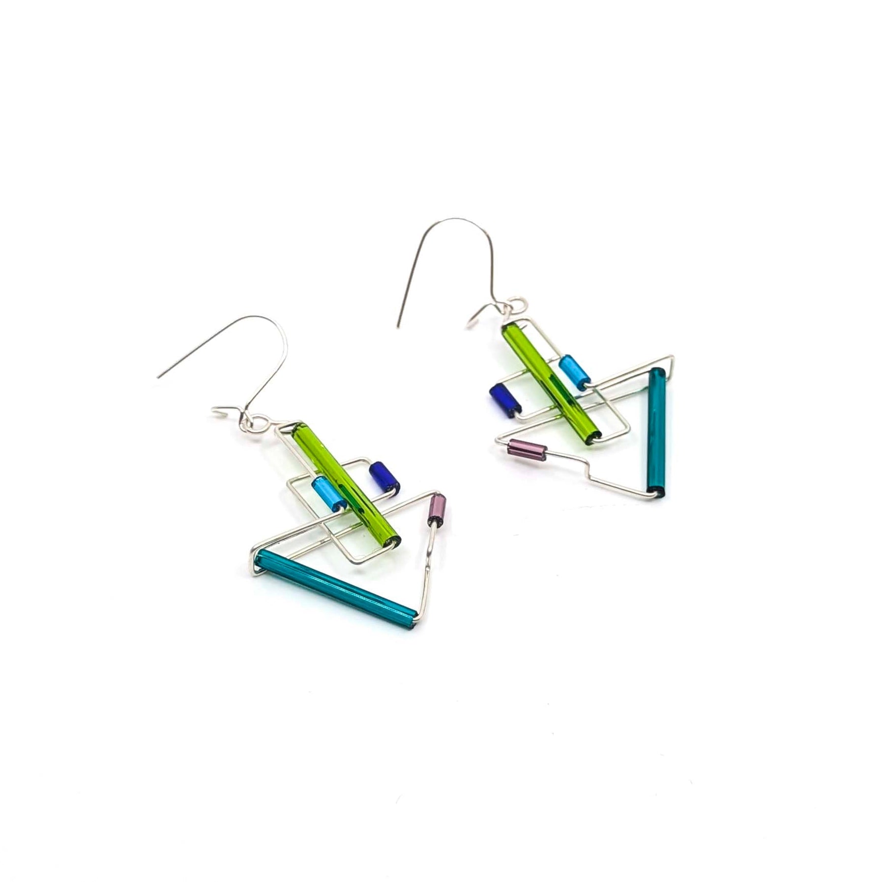 Barb-Wire Original Earrings 08: Sterling Silver