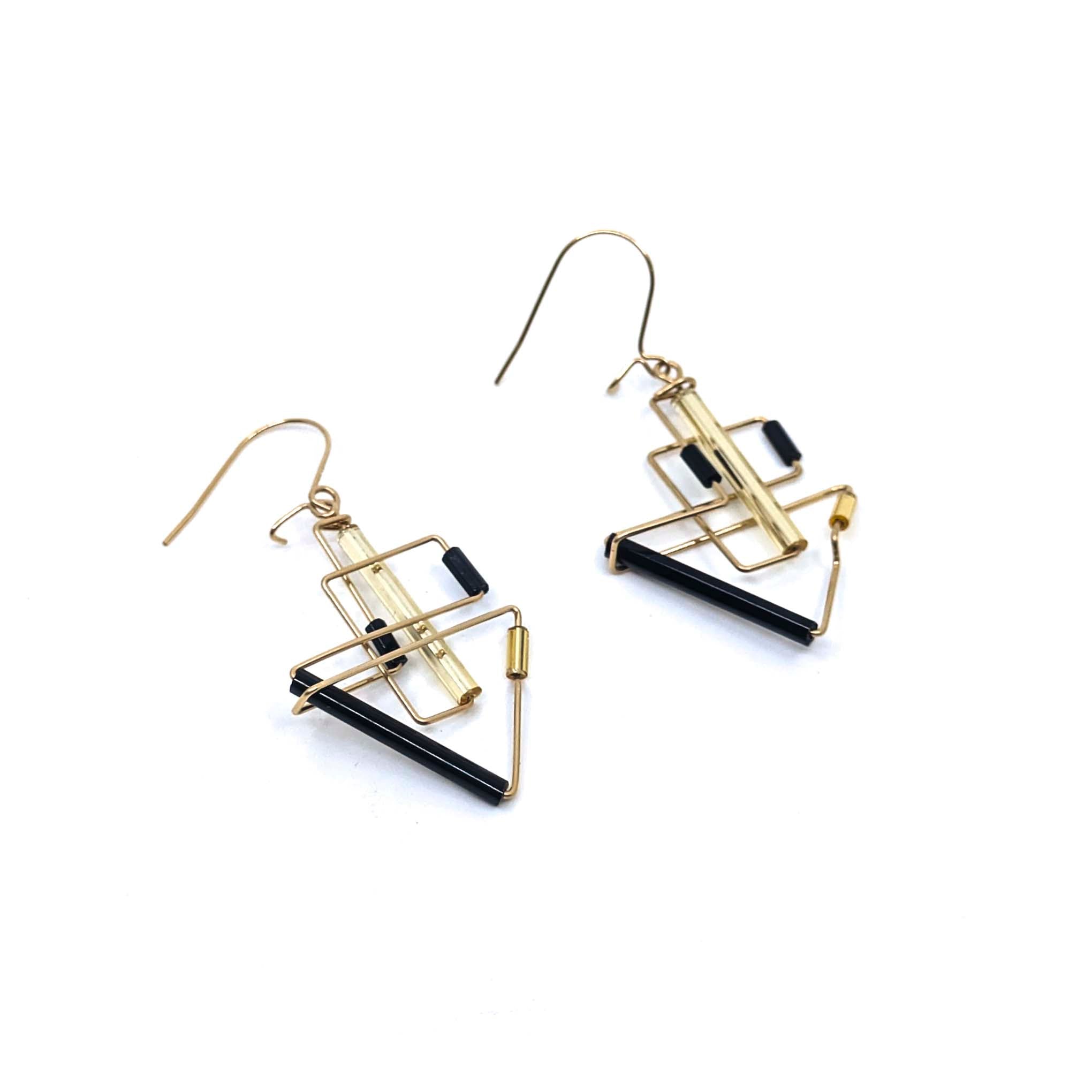 Barb-Wire Original Earrings 08: Gold Filled