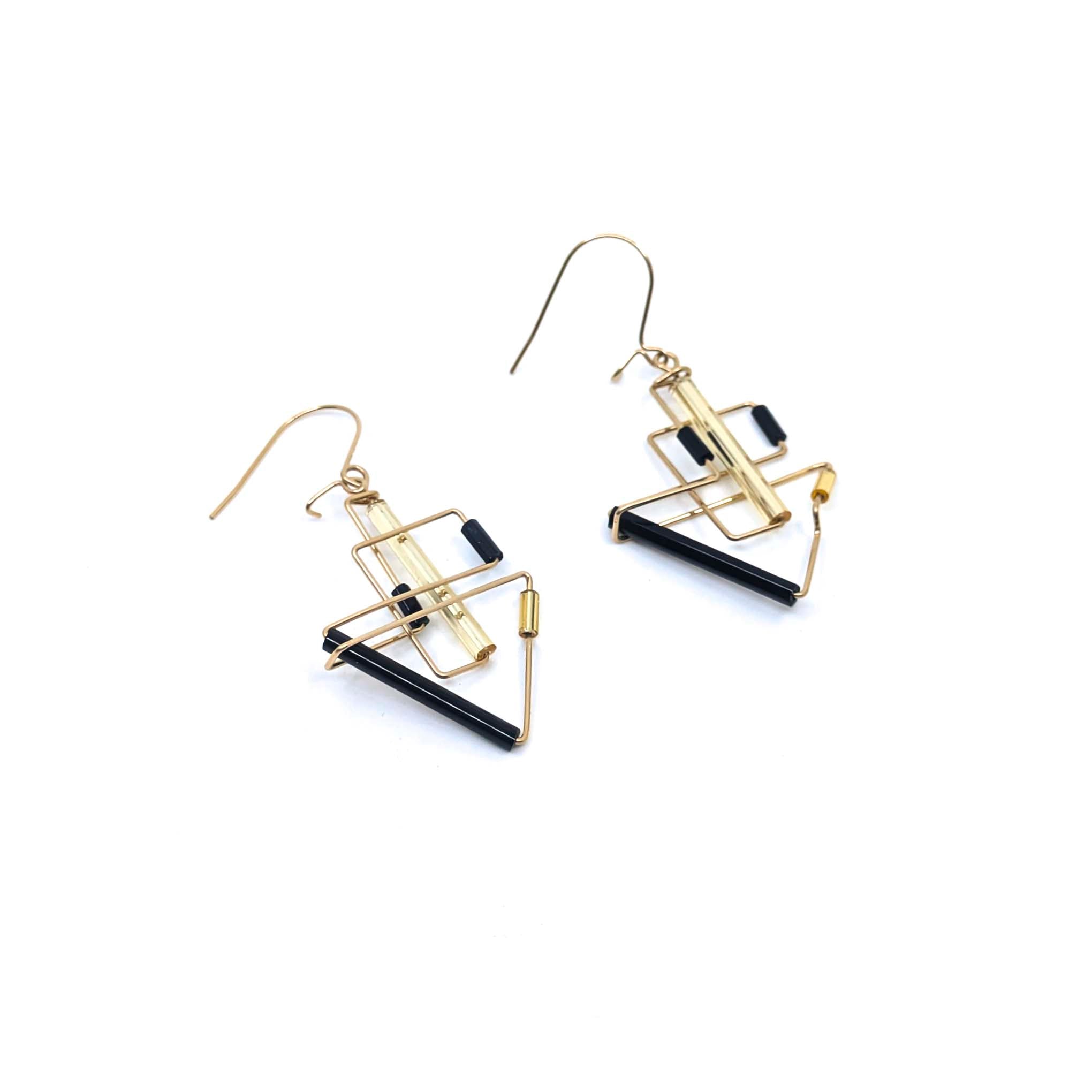 Barb-Wire Original Earrings 08: Gold Filled