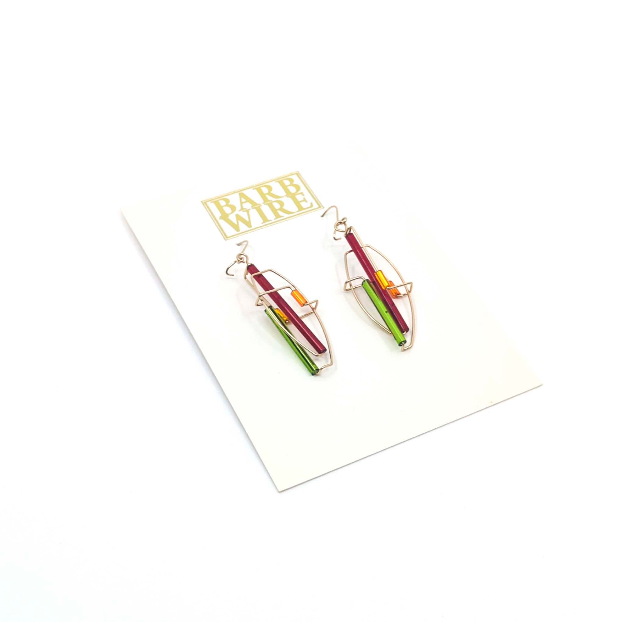 Barb-Wire Original Earrings 18: Gold Filled