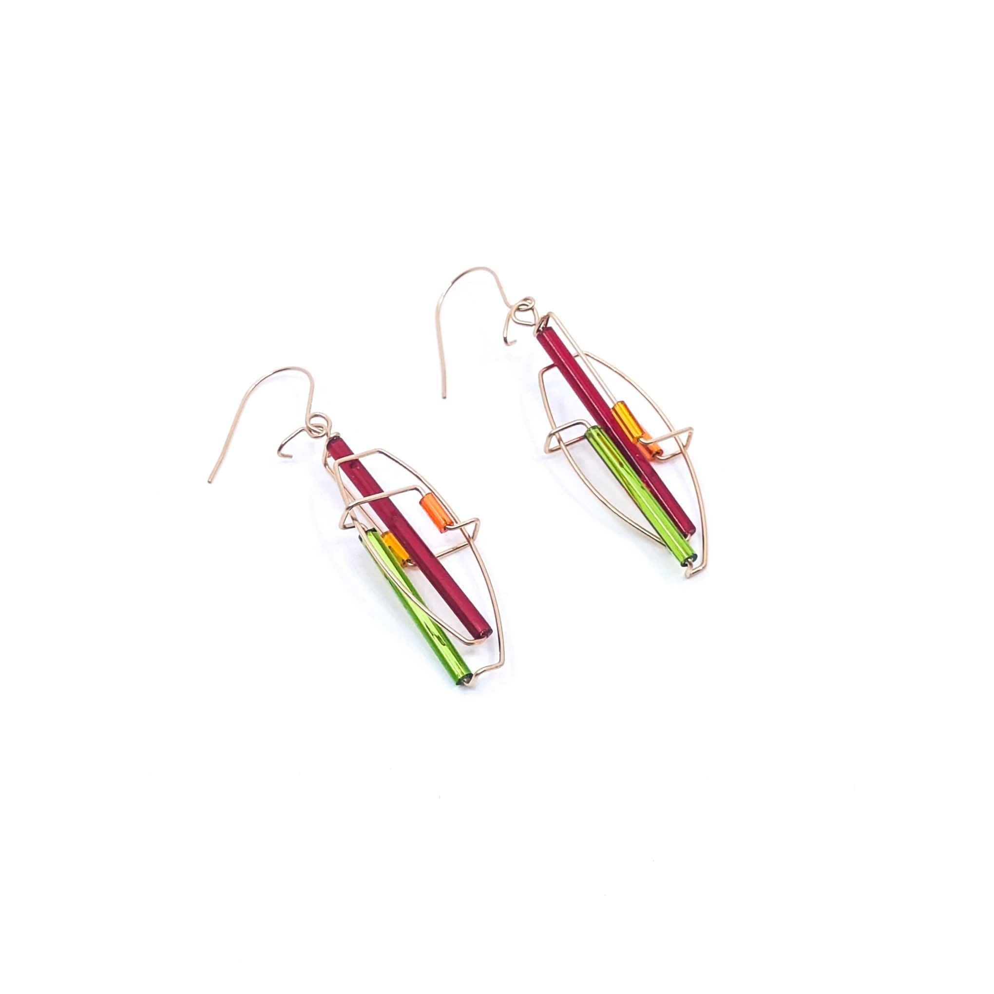 Barb-Wire Original Earrings 18: Gold Filled