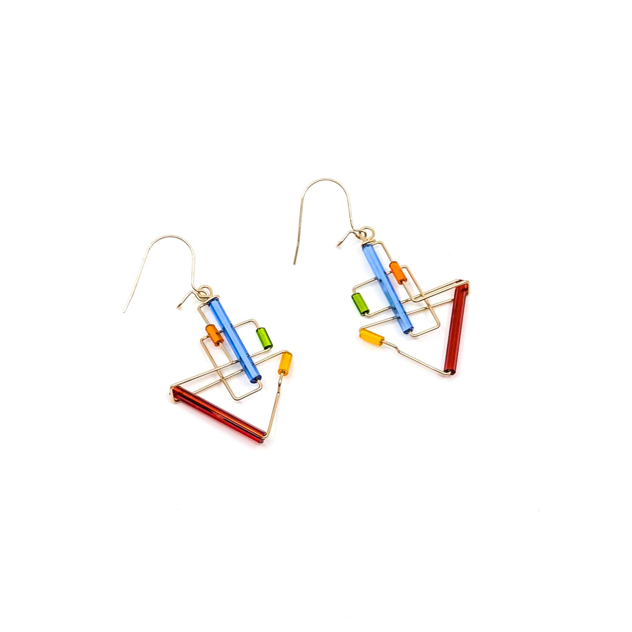Gold Filled "Barb-Wire" Earrings- 08