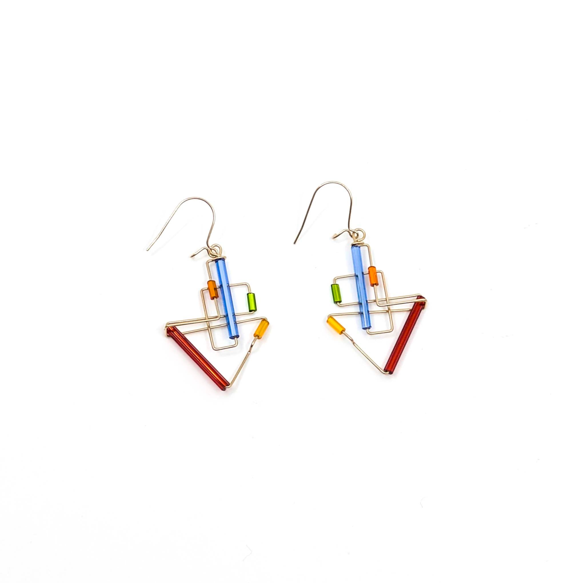 Gold Filled "Barb-Wire" Earrings- 08
