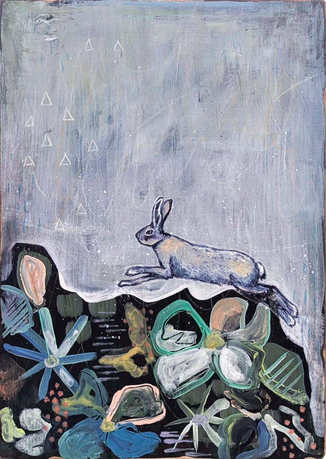 Flowers and Hare