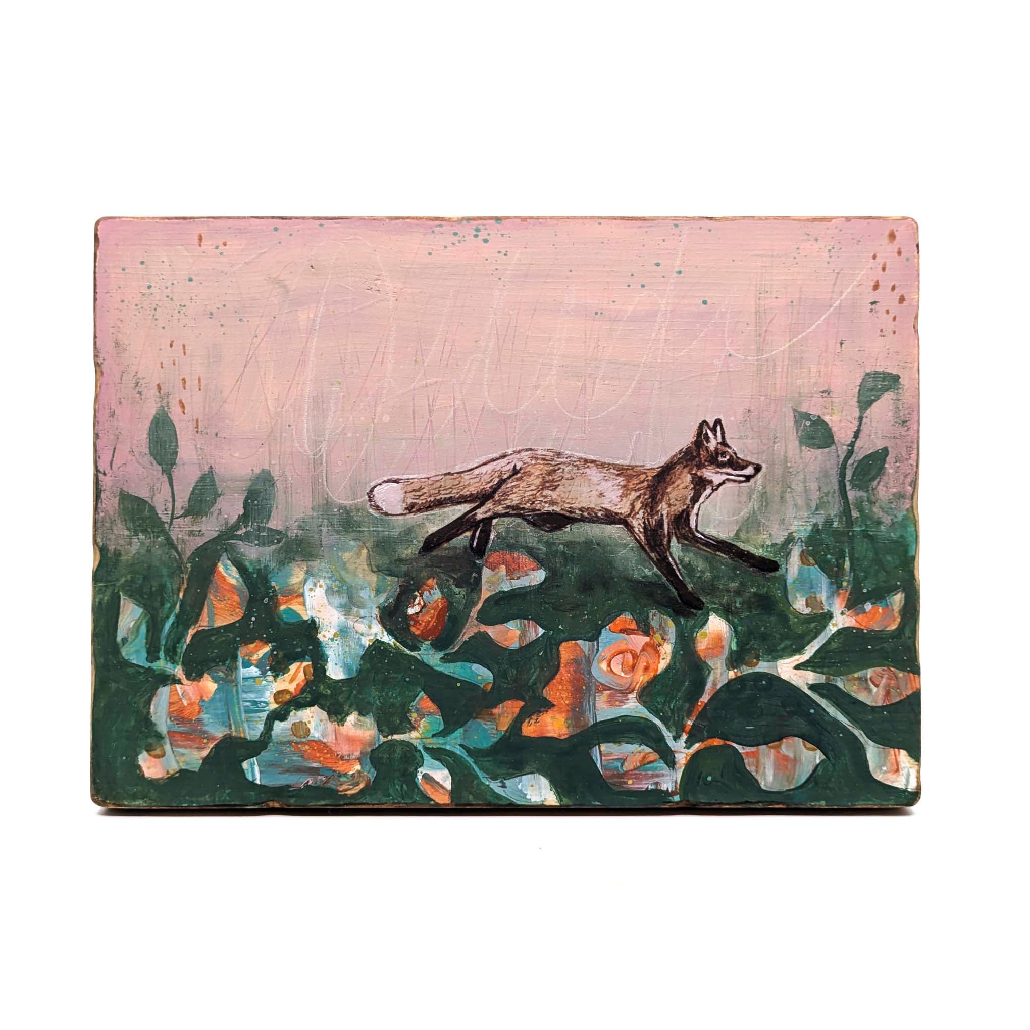 Fox in Flowers