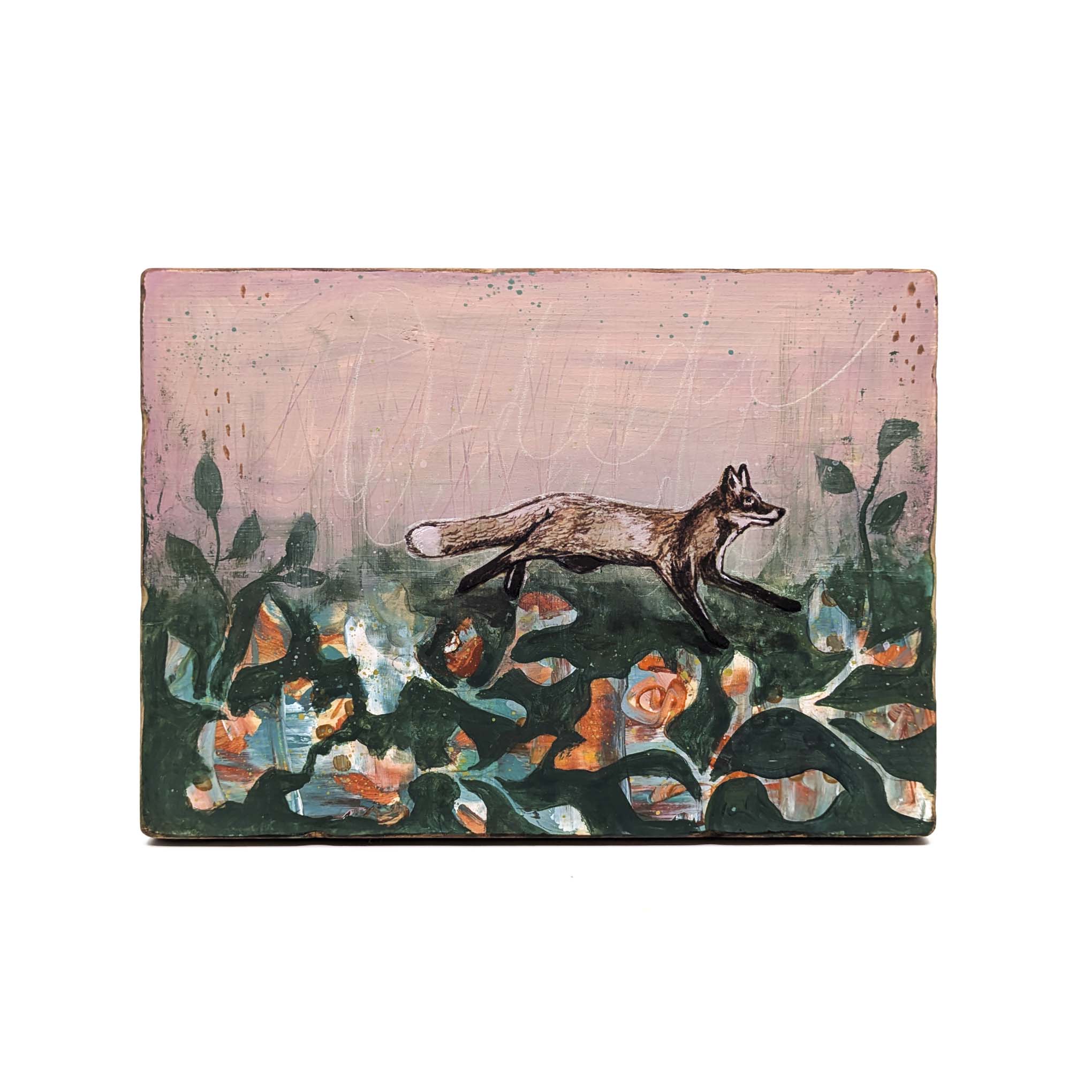 Fox in Flowers