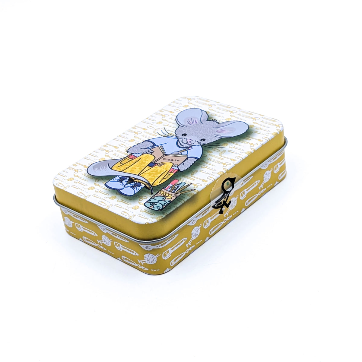 Art Mouse Trinket Tin