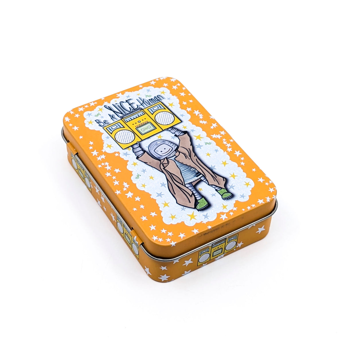 Nice Human BoomBox Trinket Tin